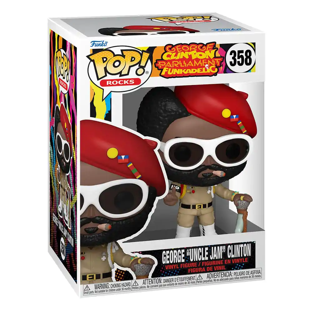 George Clinton POP! Rocks Vinilna Figura Parliament Funkadelic 9 cm fotografija proizvoda
