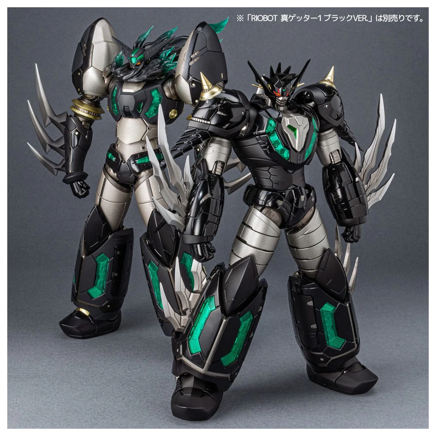 Getter Robo Armageddon Diecast akcijska figura Riobot Shin Getter Dragon Black Ver. 21 cm fotografija proizvoda