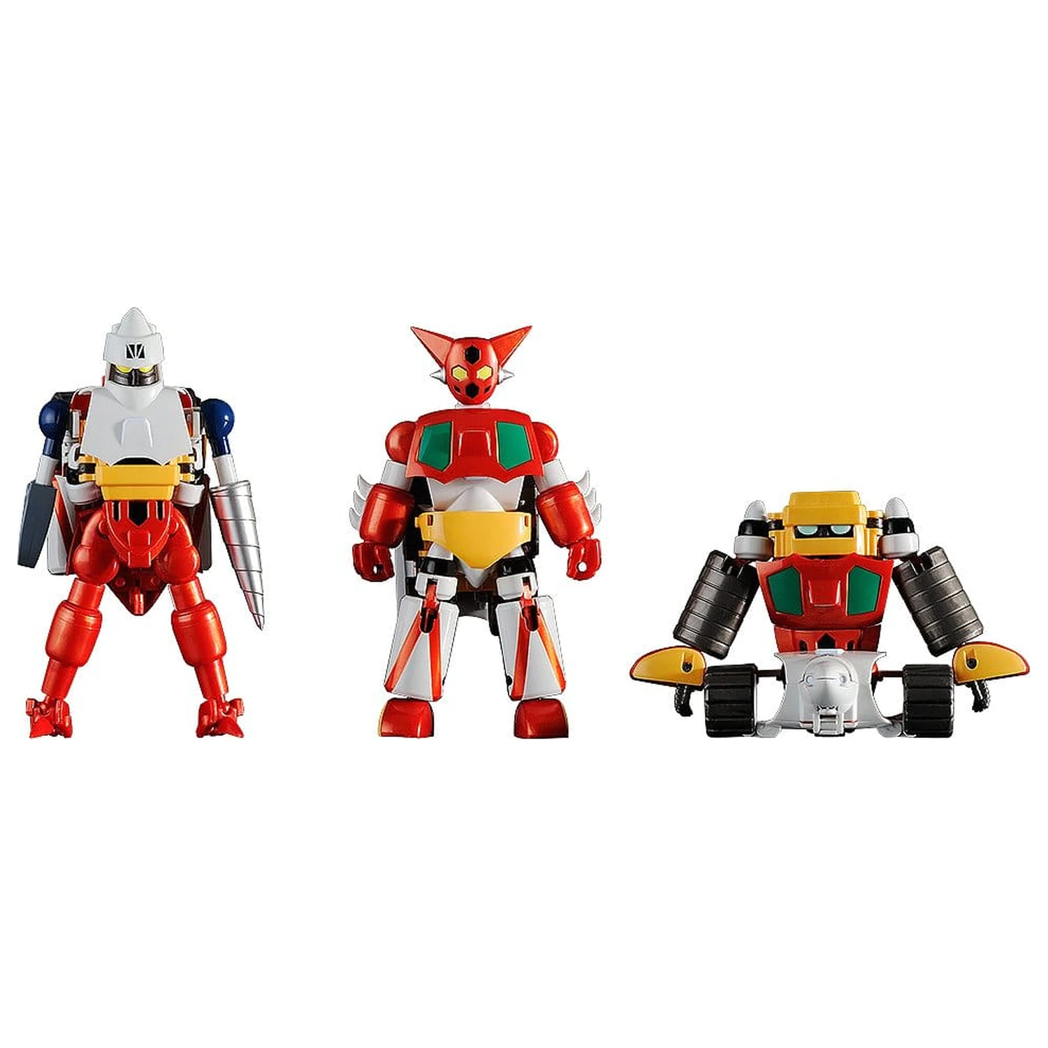 Getter Robo akcijska figura paket od 3 komada Dynamic Change Getter Robo 12 cm fotografija proizvoda