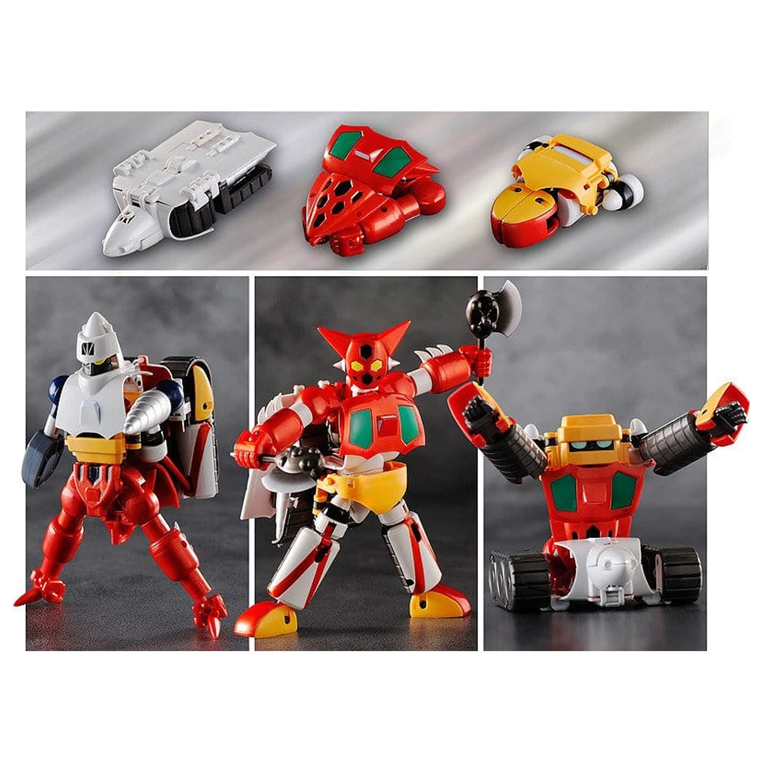 Getter Robo akcijska figura paket od 3 komada Dynamic Change Getter Robo 12 cm fotografija proizvoda