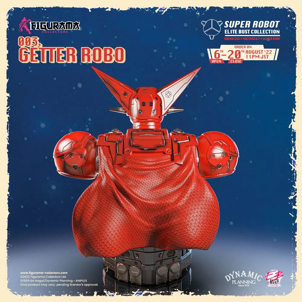 Getter Robo Super Robot Elite poprsje 1/3 Getter Robo 26 cm fotografija proizvoda