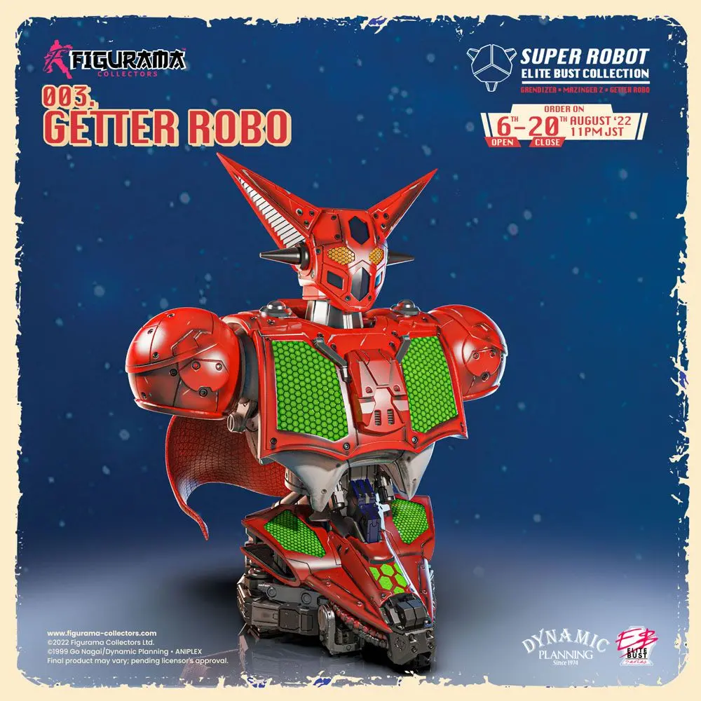 Getter Robo Super Robot Elite poprsje 1/3 Getter Robo 26 cm fotografija proizvoda