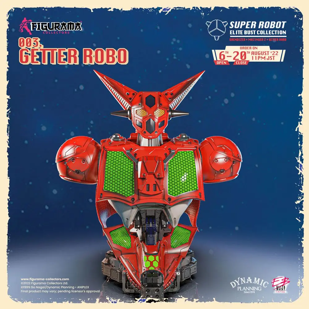 Getter Robo Super Robot Elite poprsje 1/3 Getter Robo 26 cm fotografija proizvoda