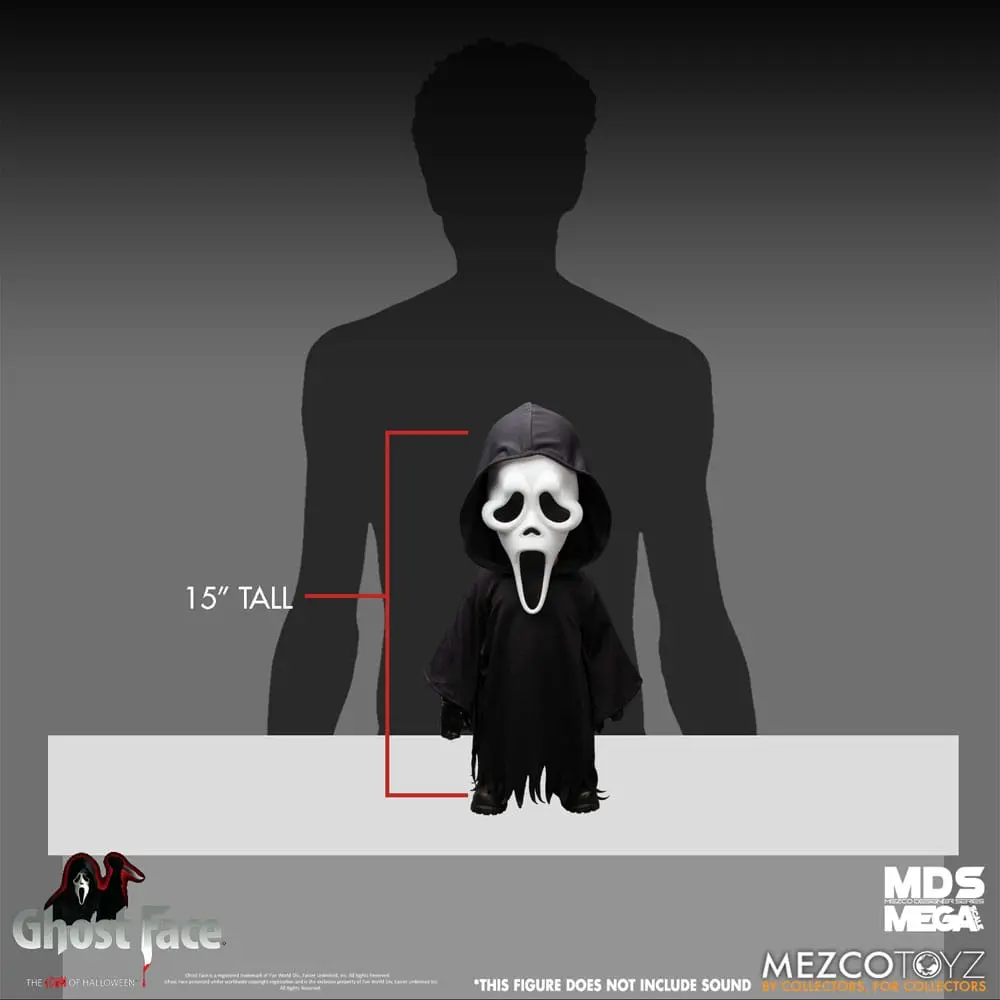 Ghost Face MDS Mega Scale plišana lutka Ghost Face 38 cm fotografija proizvoda