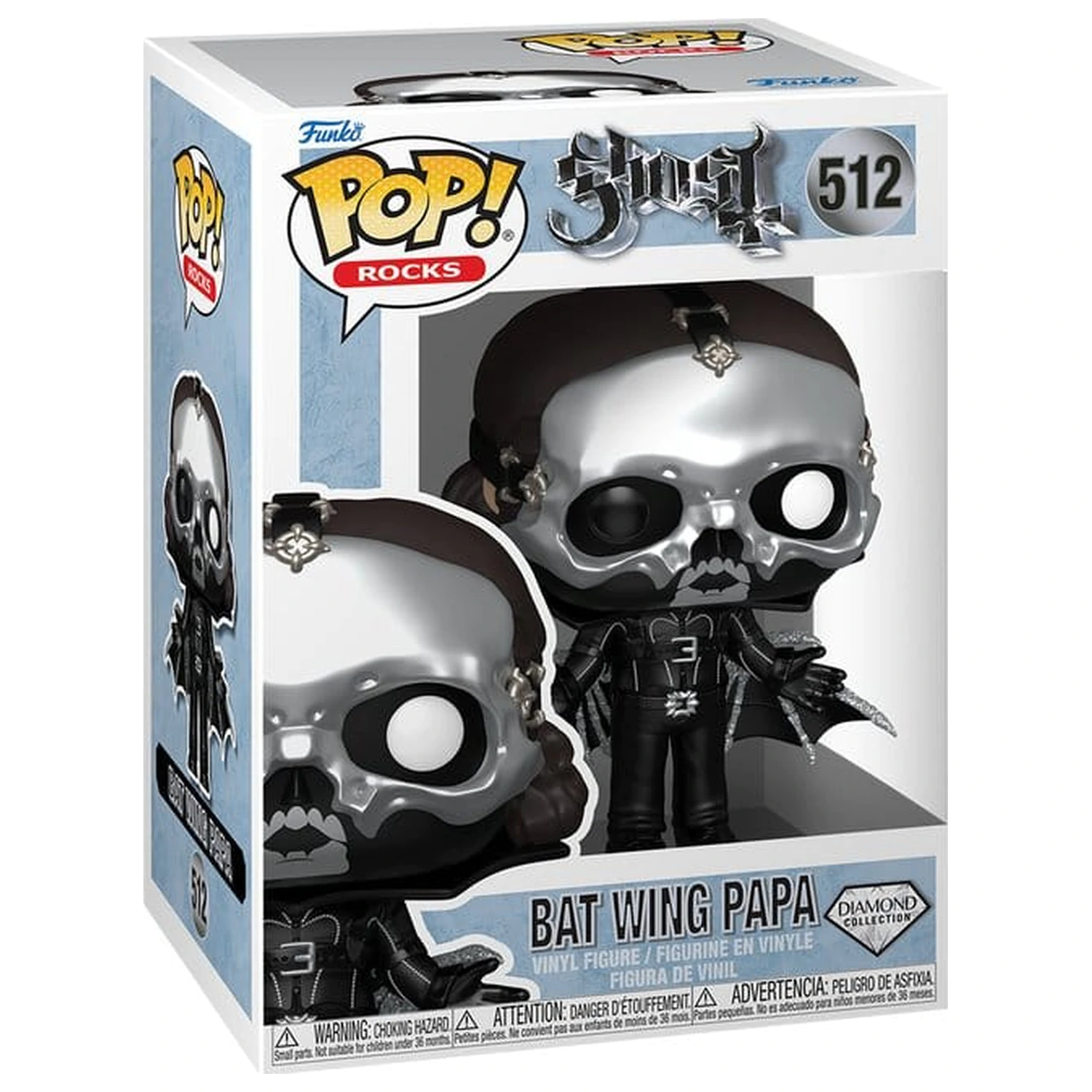 Ghost Funko POP! Rocks Vinilna figura Glam Dracula (DGLT) 9 cm fotografija proizvoda