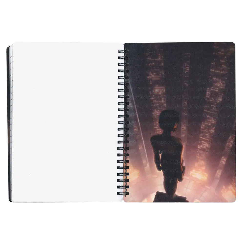 Ghost in the Shell bilježnica s 3D-Effect Gradom fotografija proizvoda