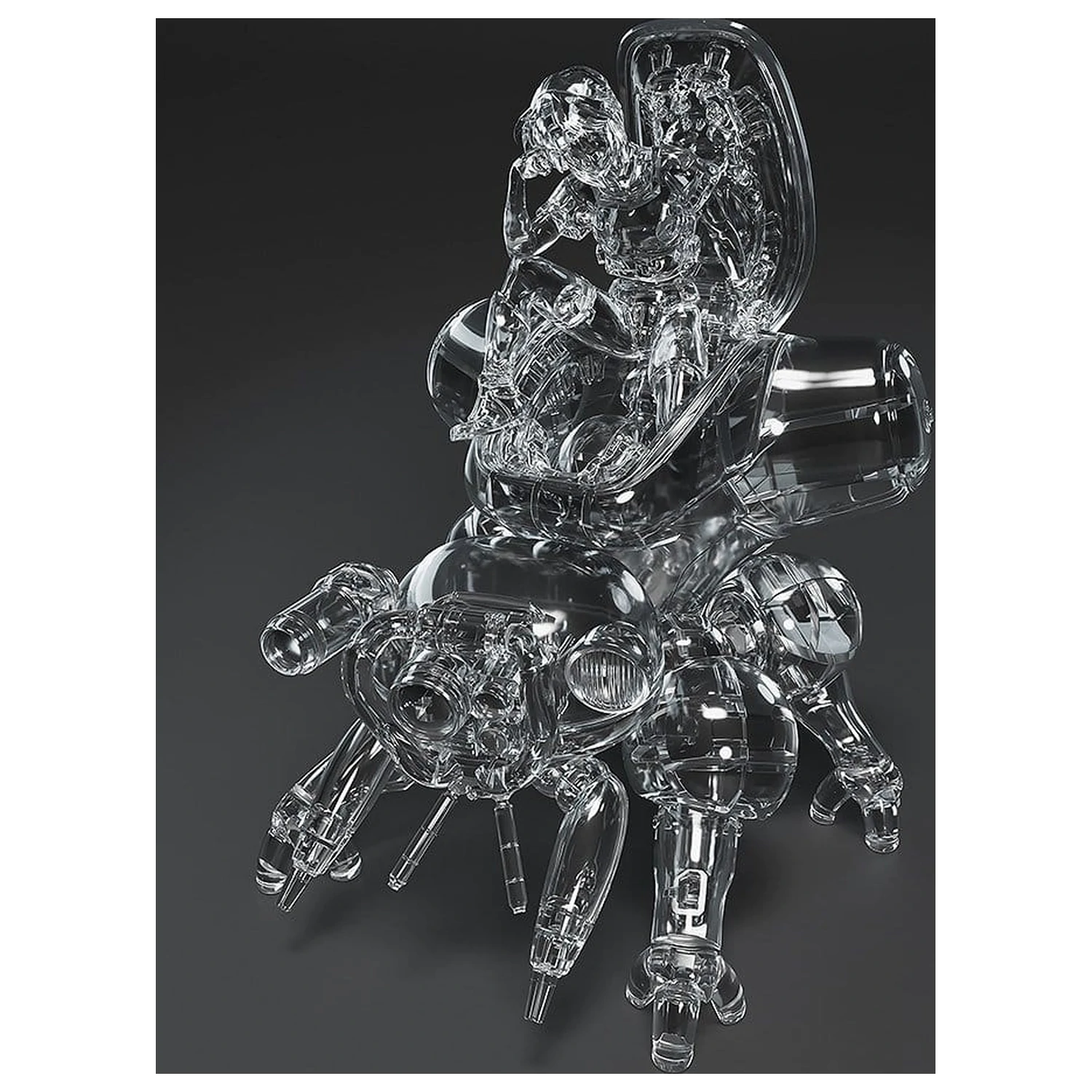 Ghost in the Shell PLAMAX minimum factory Komplet plastičnog modela Motoko Kusanagi with Fuchikoma: Thermoptic Camouflage Ver. 8 cm fotografija proizvoda