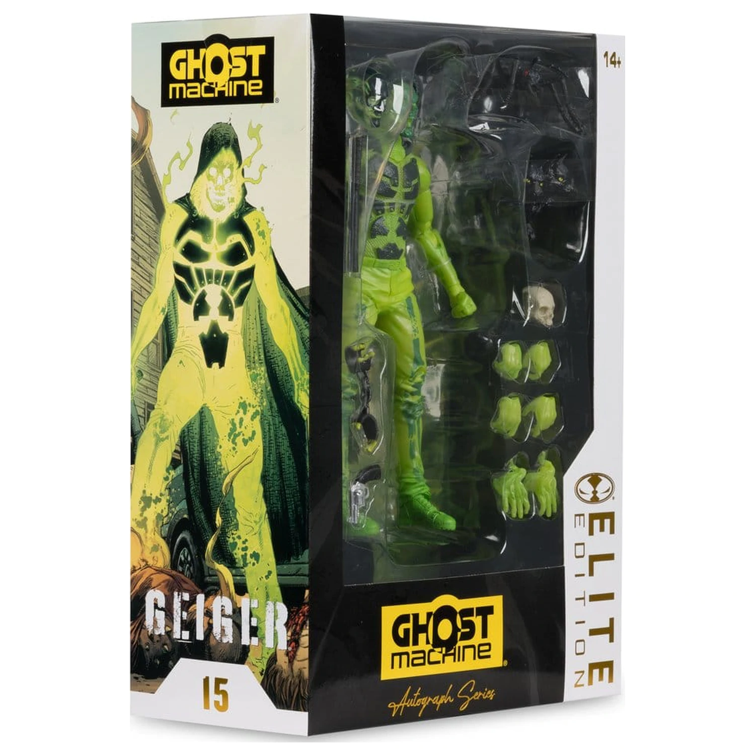 Ghost Machine McFarlane Elite Edition Deluxe akcijska figura Geiger 18 cm fotografija proizvoda