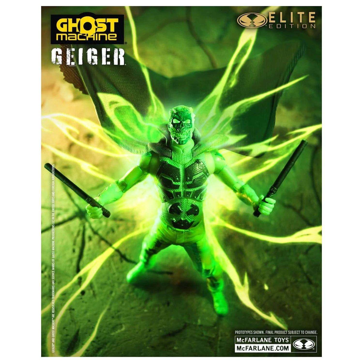 Ghost Machine McFarlane Elite Edition Deluxe akcijska figura Geiger 18 cm fotografija proizvoda