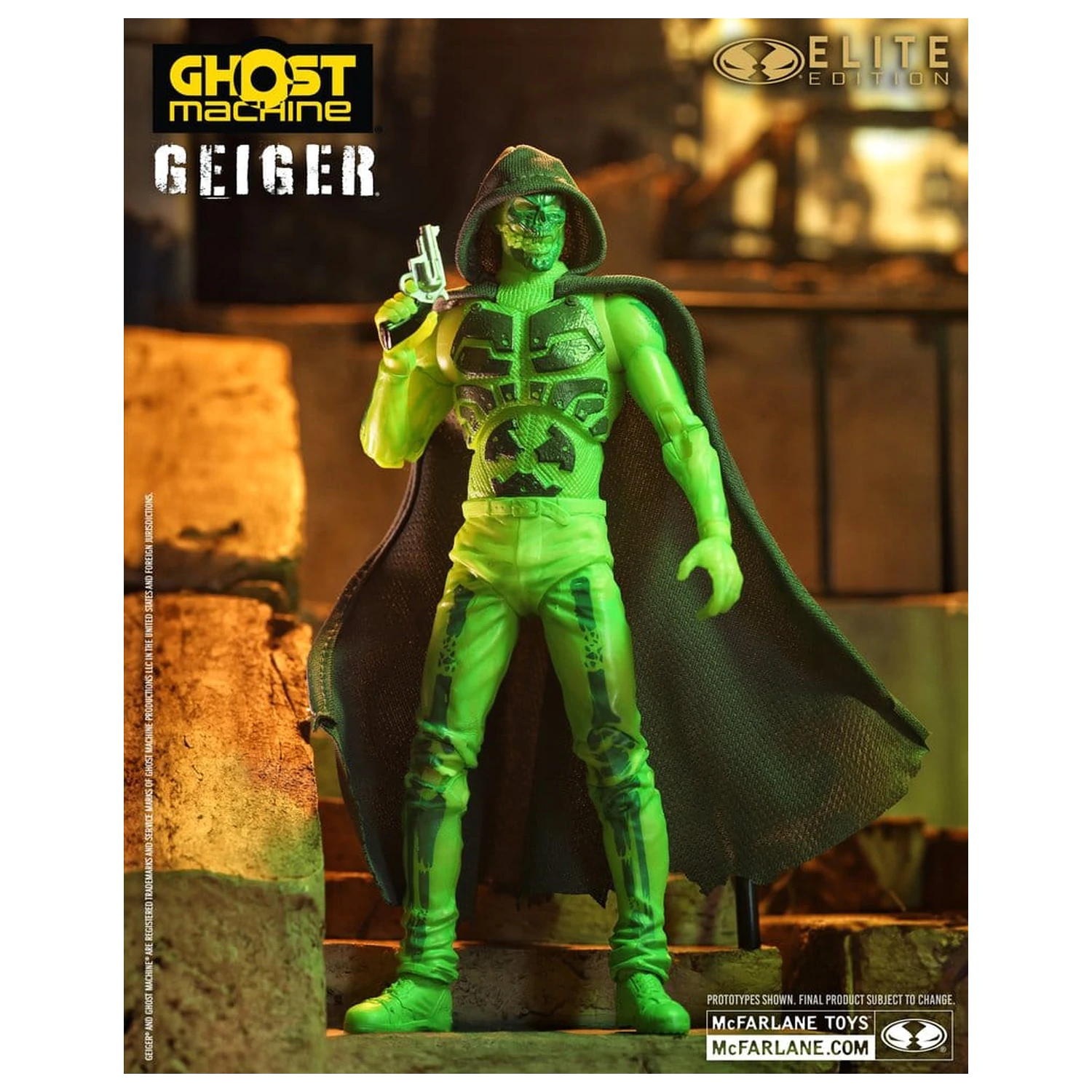 Ghost Machine McFarlane Elite Edition Deluxe akcijska figura Geiger 18 cm fotografija proizvoda