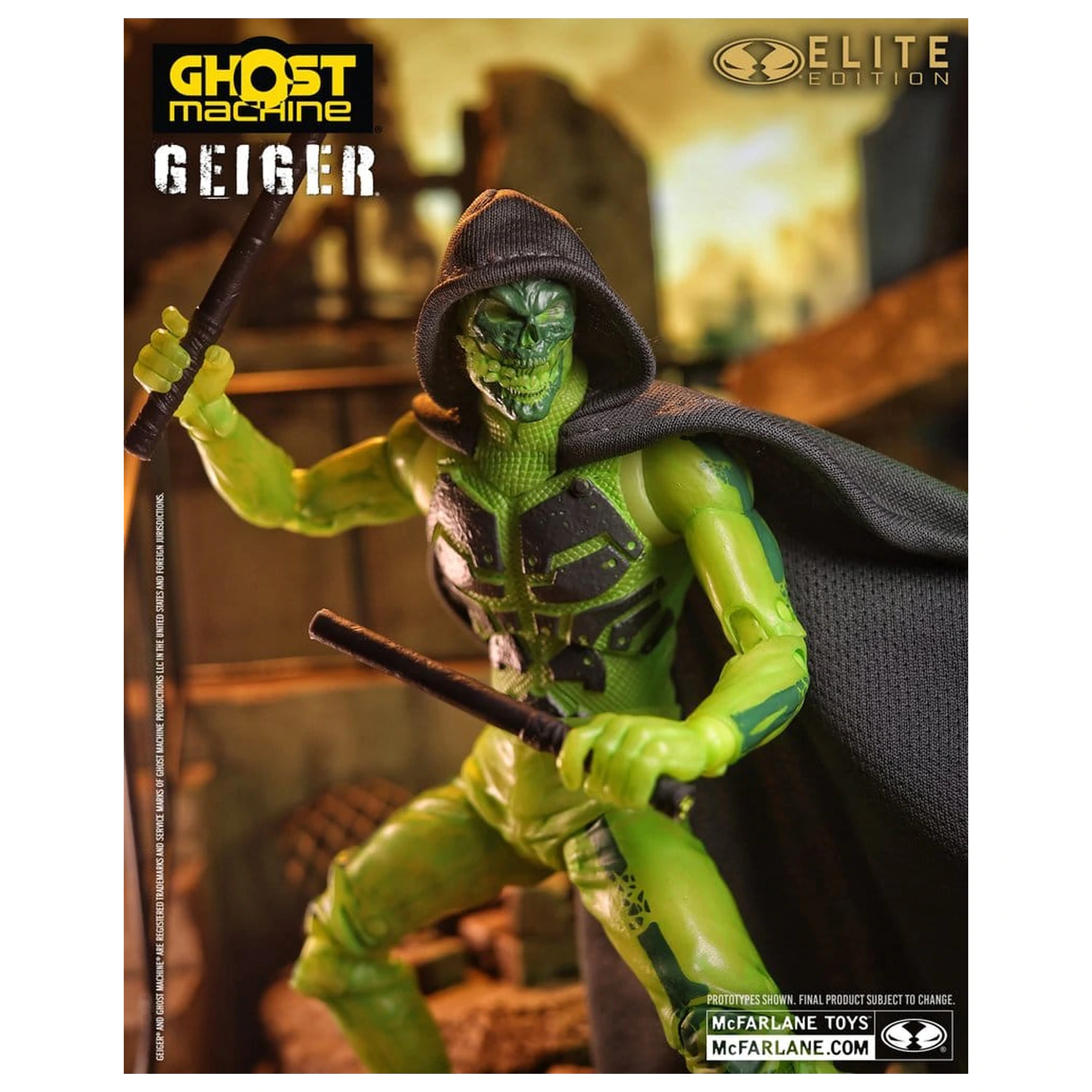 Ghost Machine McFarlane Elite Edition Deluxe akcijska figura Geiger 18 cm fotografija proizvoda