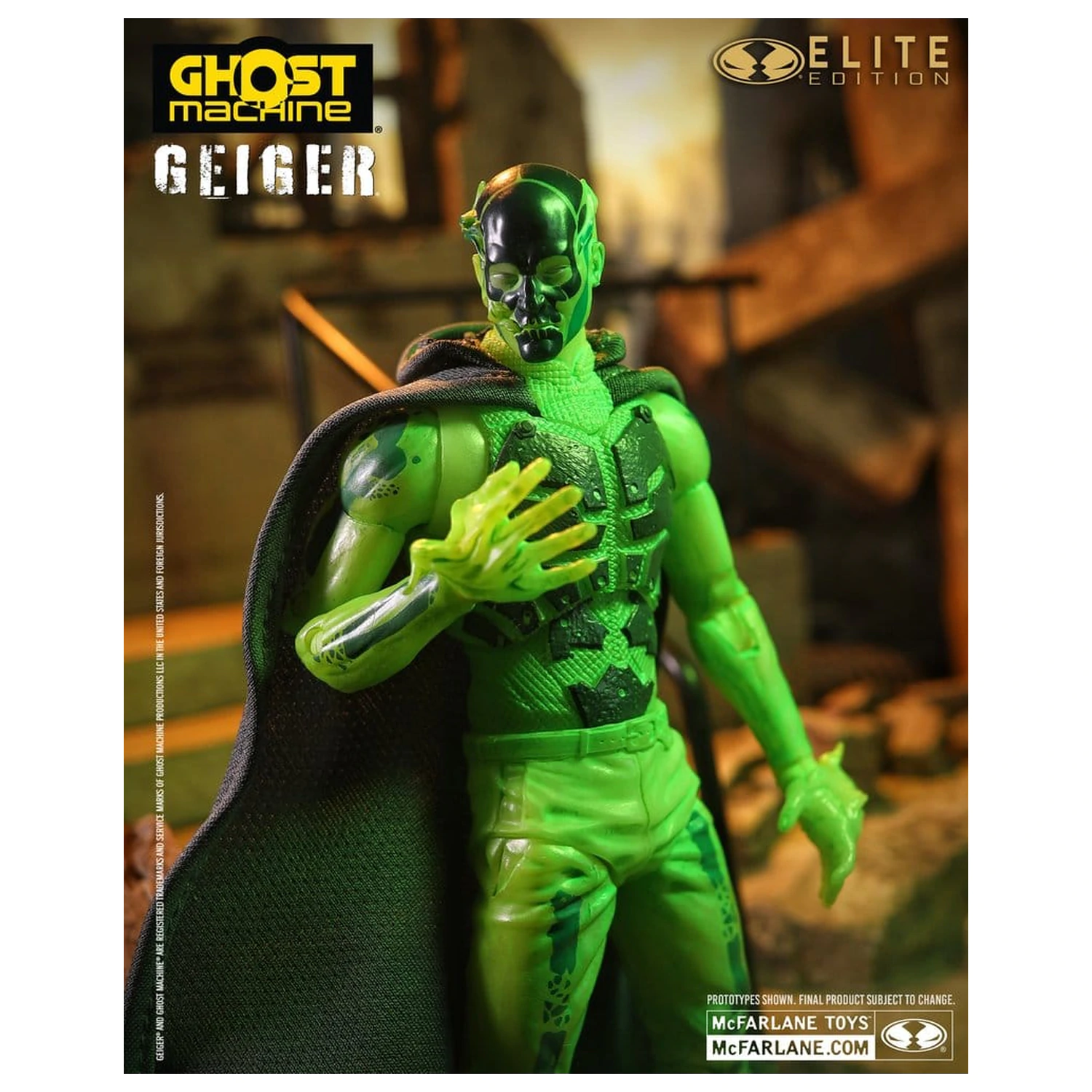 Ghost Machine McFarlane Elite Edition Deluxe akcijska figura Geiger 18 cm fotografija proizvoda