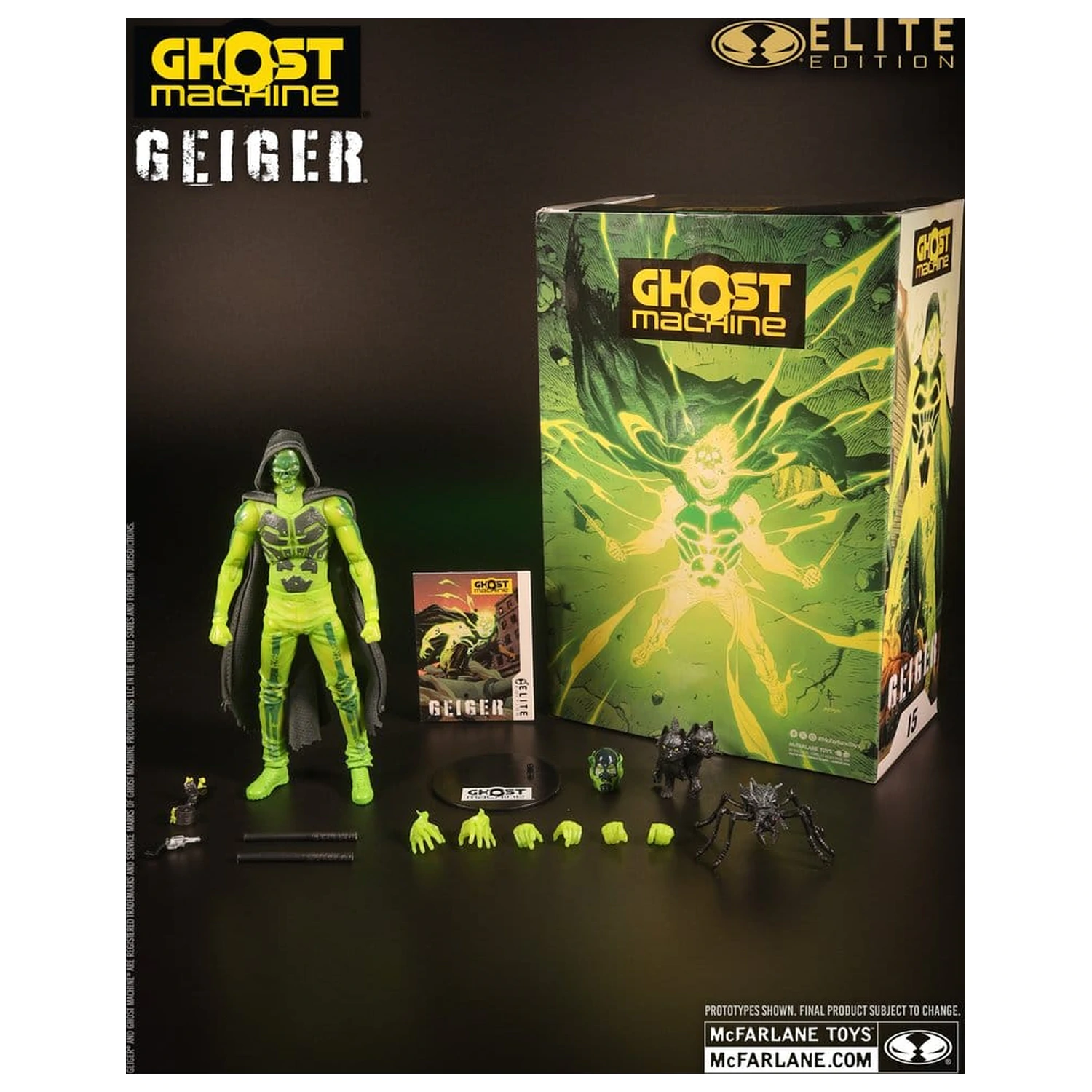Ghost Machine McFarlane Elite Edition Deluxe akcijska figura Geiger 18 cm fotografija proizvoda