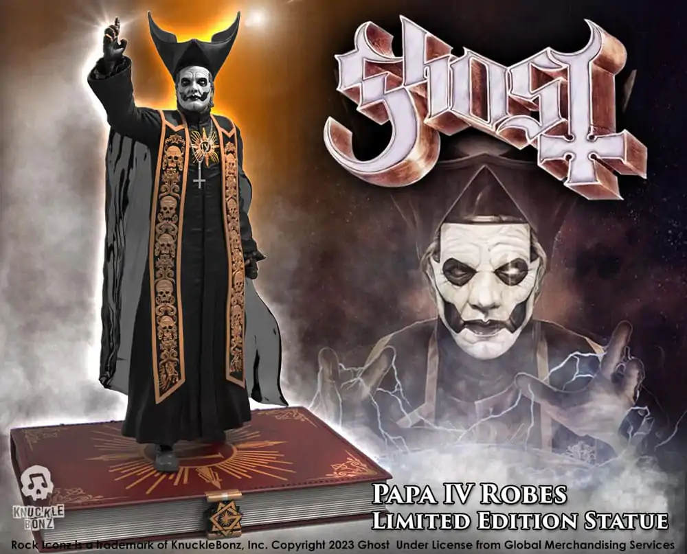 Ghost Rock Iconz kip 1/9 Papa Emeritus IV (Black Robes) 22 cm fotografija proizvoda