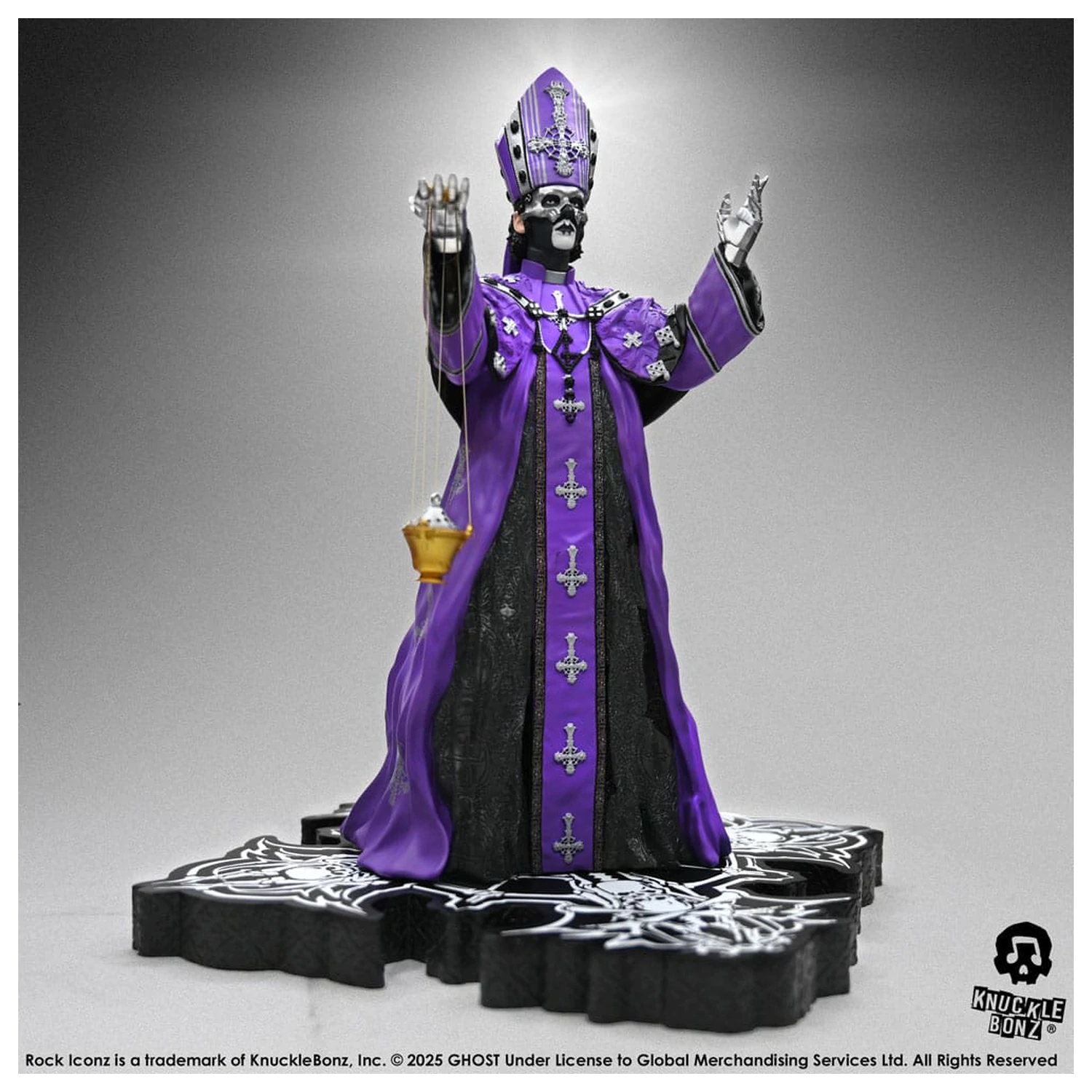 Ghost Rock Iconz statua Papa V Perpetua Purple Robes 22 cm fotografija proizvoda