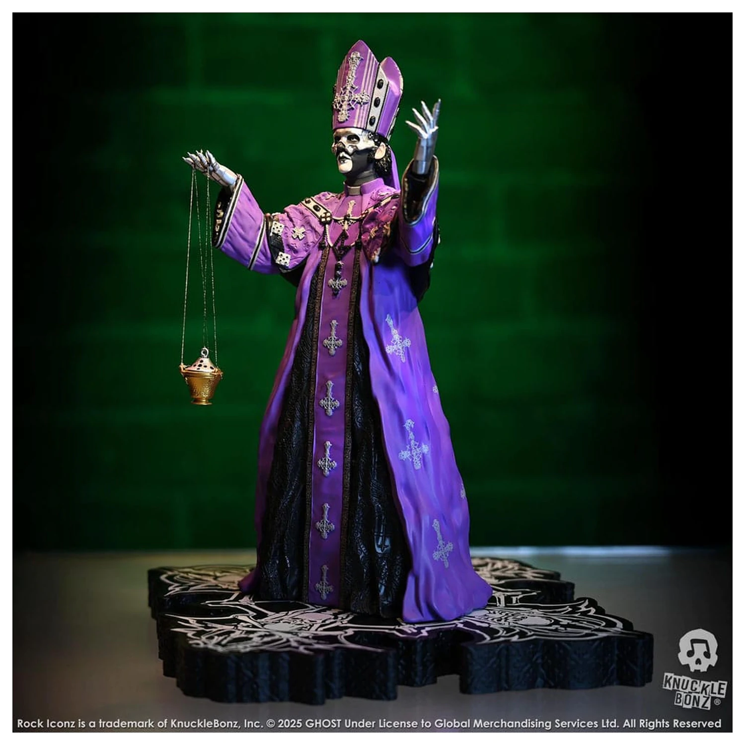 Ghost Rock Iconz statua Papa V Perpetua Purple Robes 22 cm fotografija proizvoda