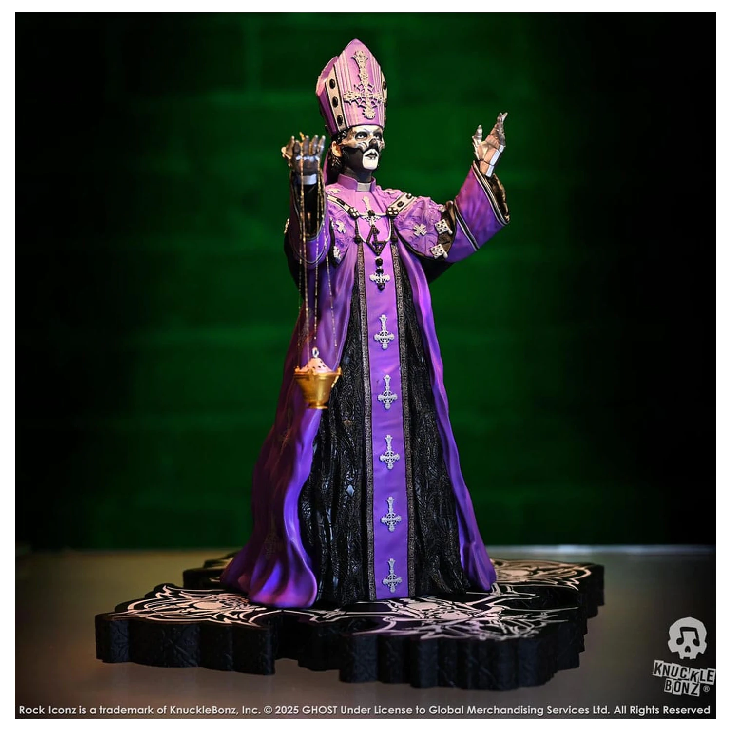 Ghost Rock Iconz statua Papa V Perpetua Purple Robes 22 cm fotografija proizvoda