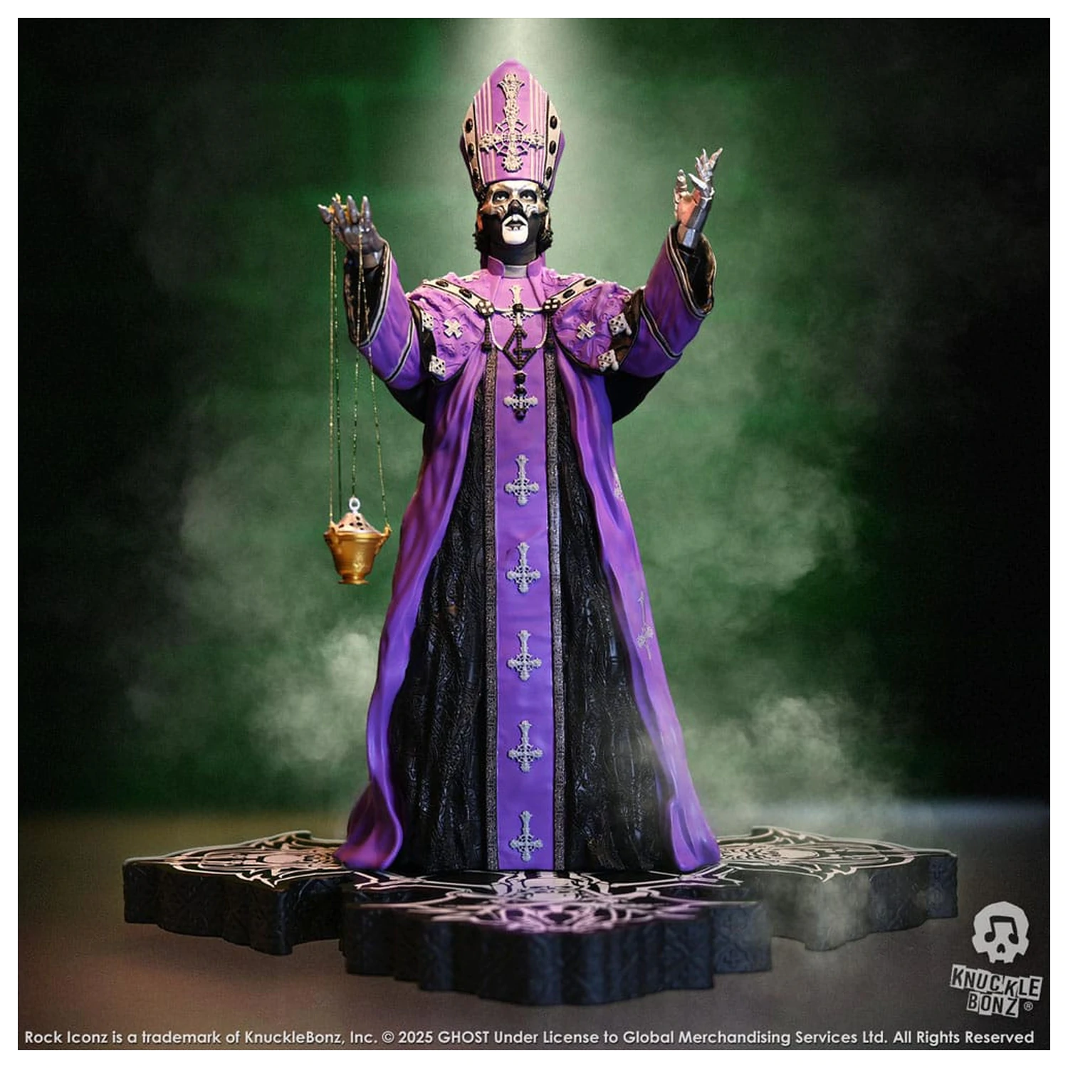 Ghost Rock Iconz statua Papa V Perpetua Purple Robes 22 cm fotografija proizvoda