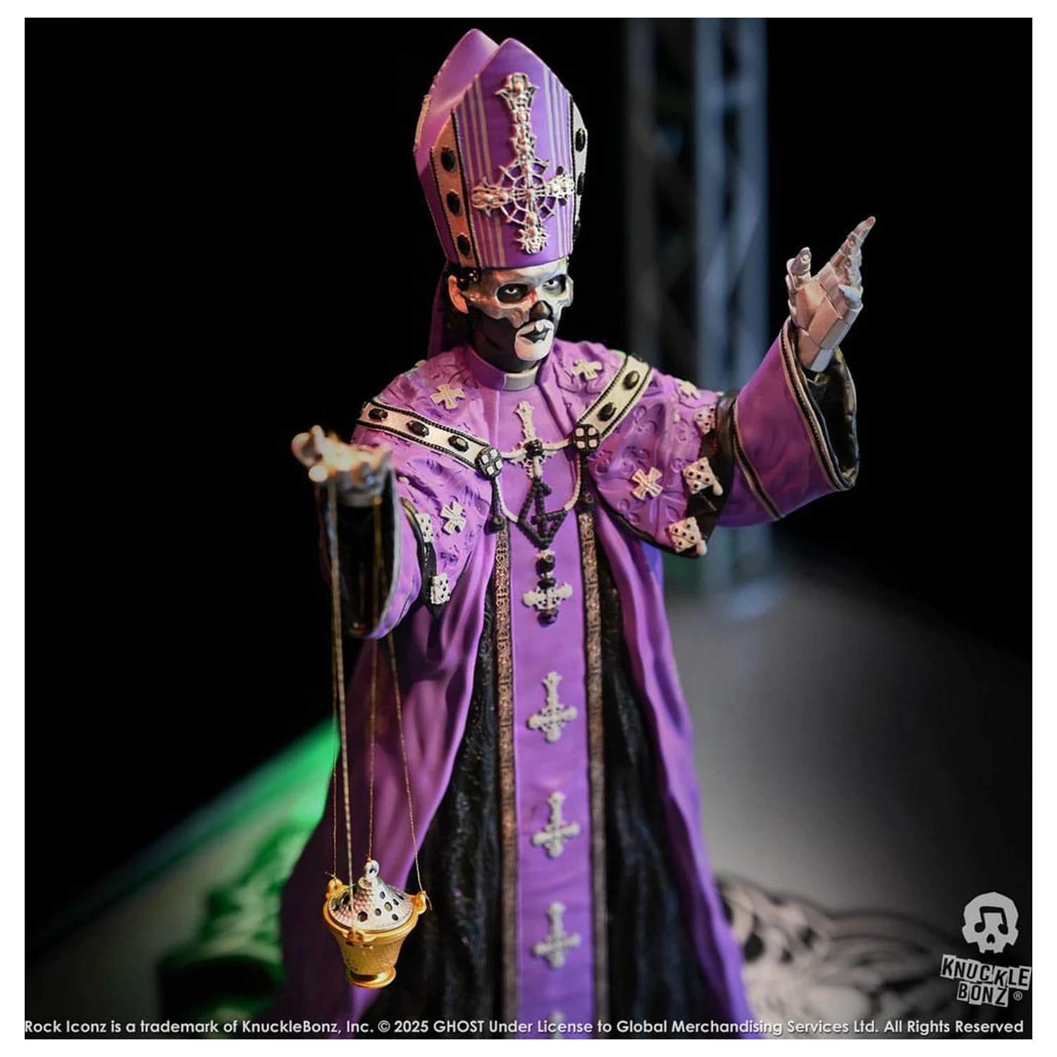 Ghost Rock Iconz statua Papa V Perpetua Purple Robes 22 cm fotografija proizvoda