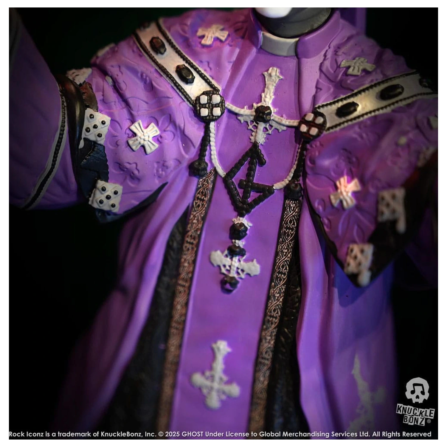 Ghost Rock Iconz statua Papa V Perpetua Purple Robes 22 cm fotografija proizvoda