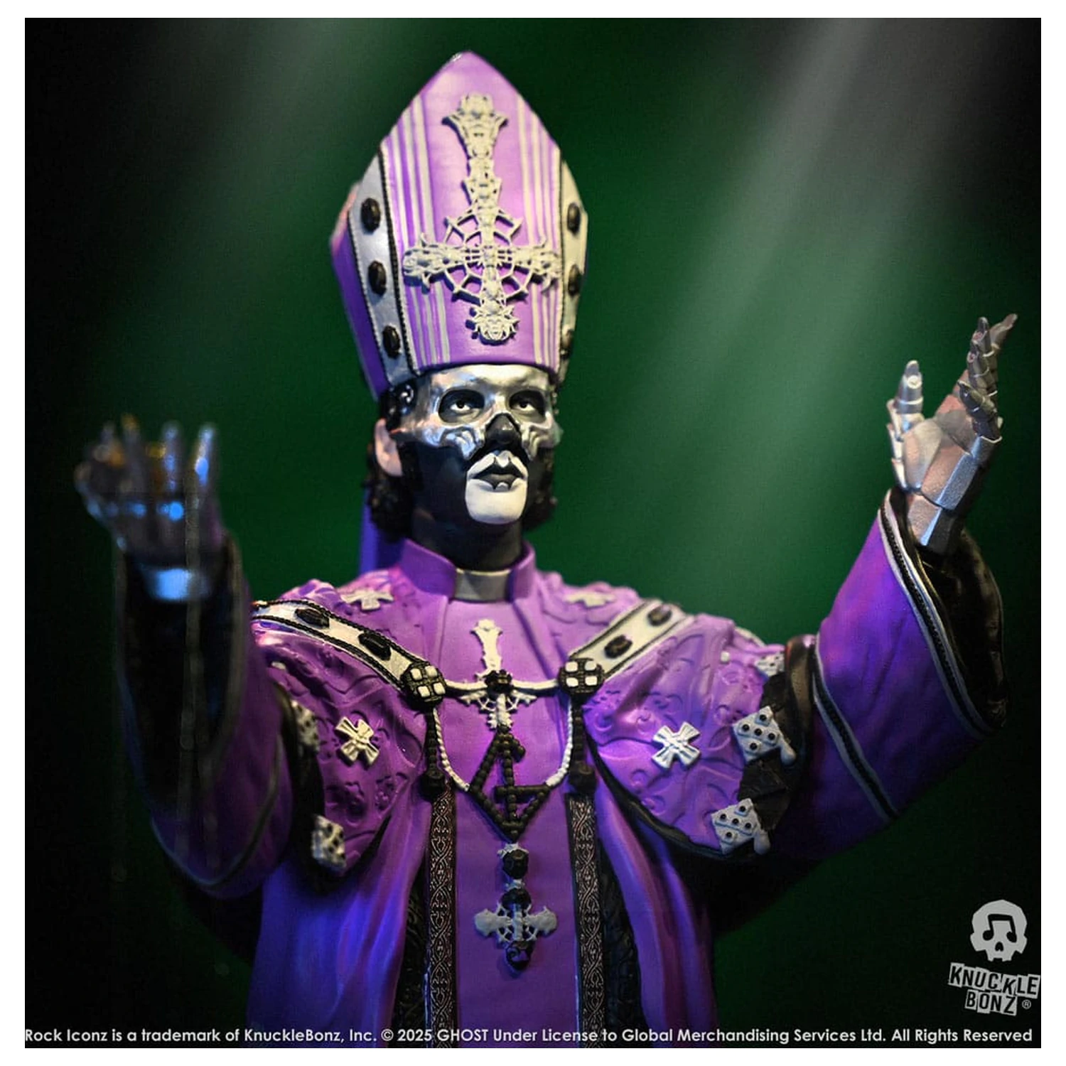 Ghost Rock Iconz statua Papa V Perpetua Purple Robes 22 cm fotografija proizvoda