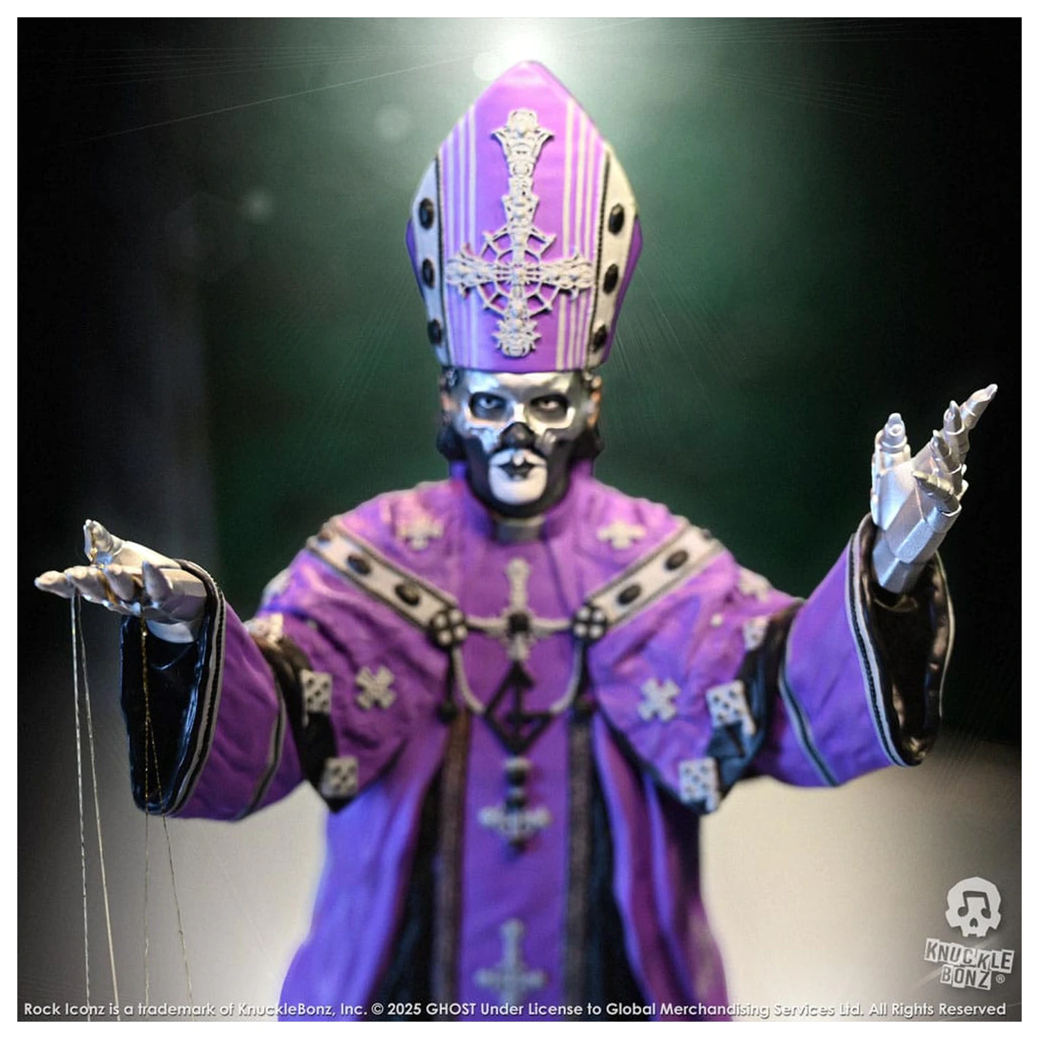 Ghost Rock Iconz statua Papa V Perpetua Purple Robes 22 cm fotografija proizvoda