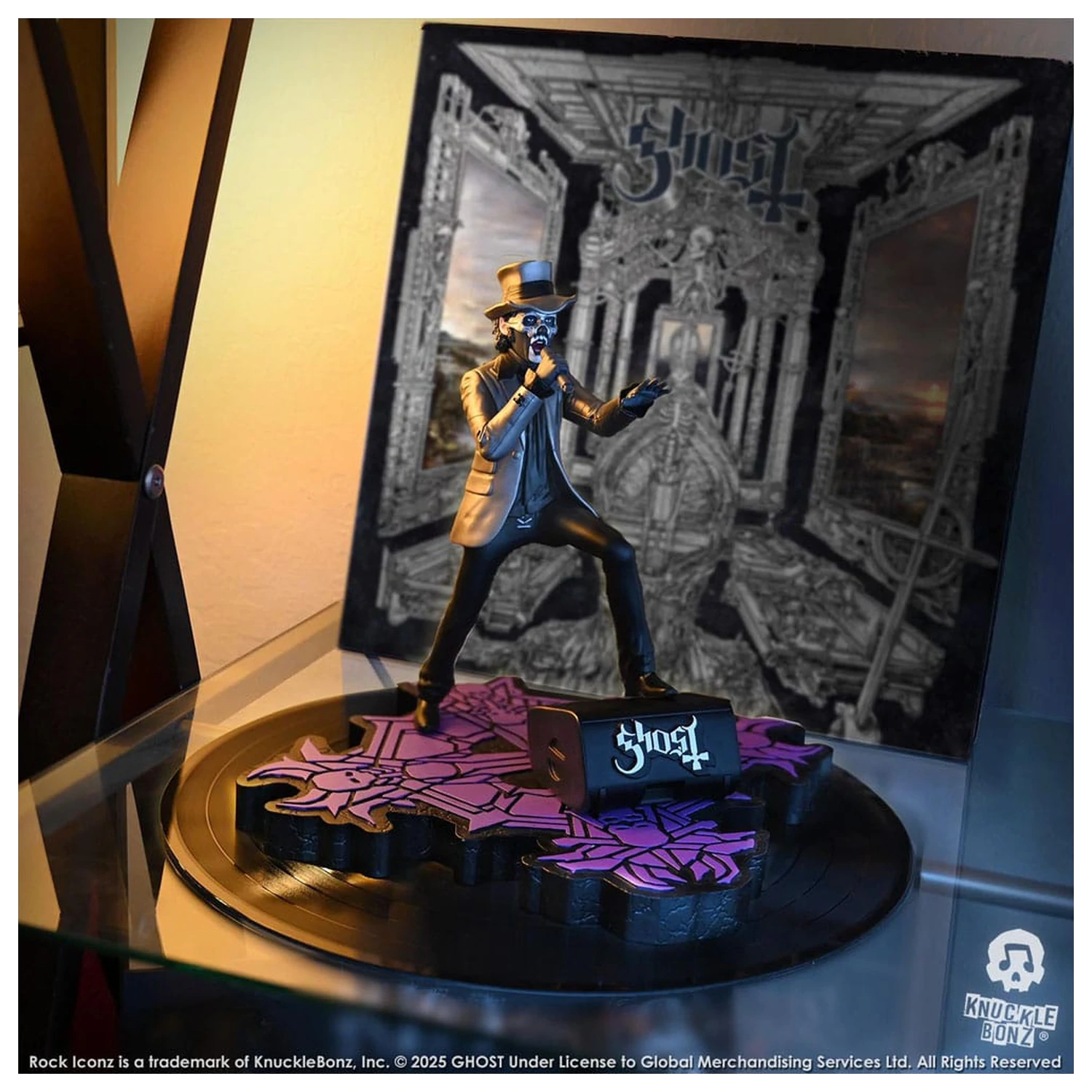 Ghost Rock Iconz Statua Papa V Perpetua Top Hat 22 cm fotografija proizvoda