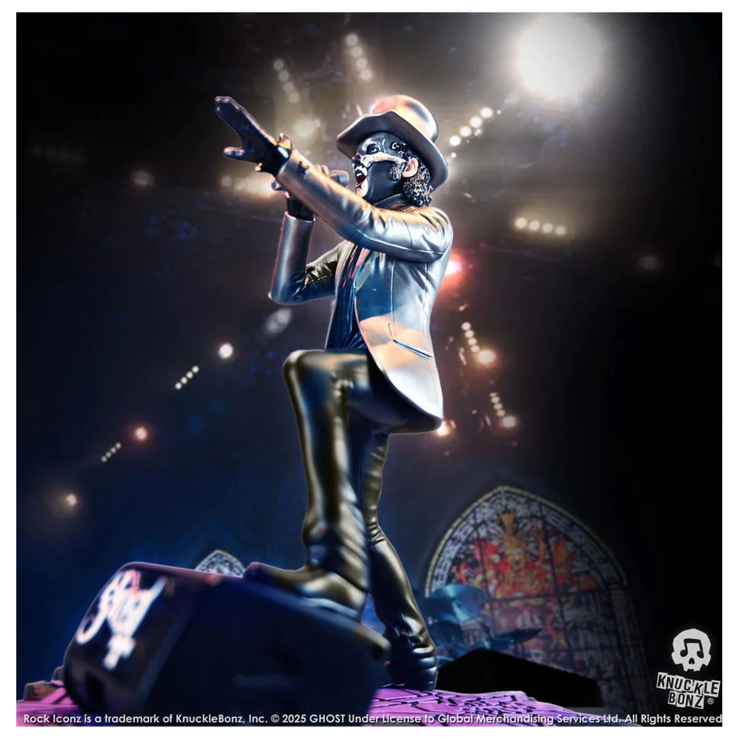 Ghost Rock Iconz Statua Papa V Perpetua Top Hat 22 cm fotografija proizvoda