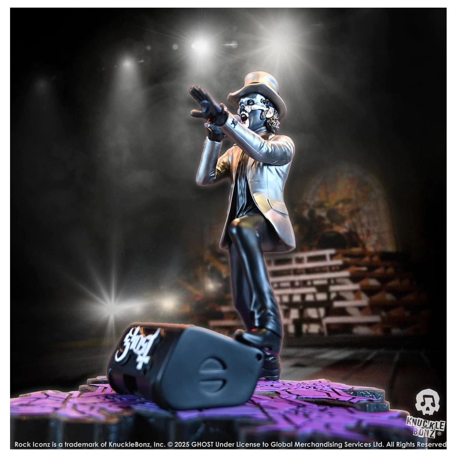 Ghost Rock Iconz Statua Papa V Perpetua Top Hat 22 cm fotografija proizvoda