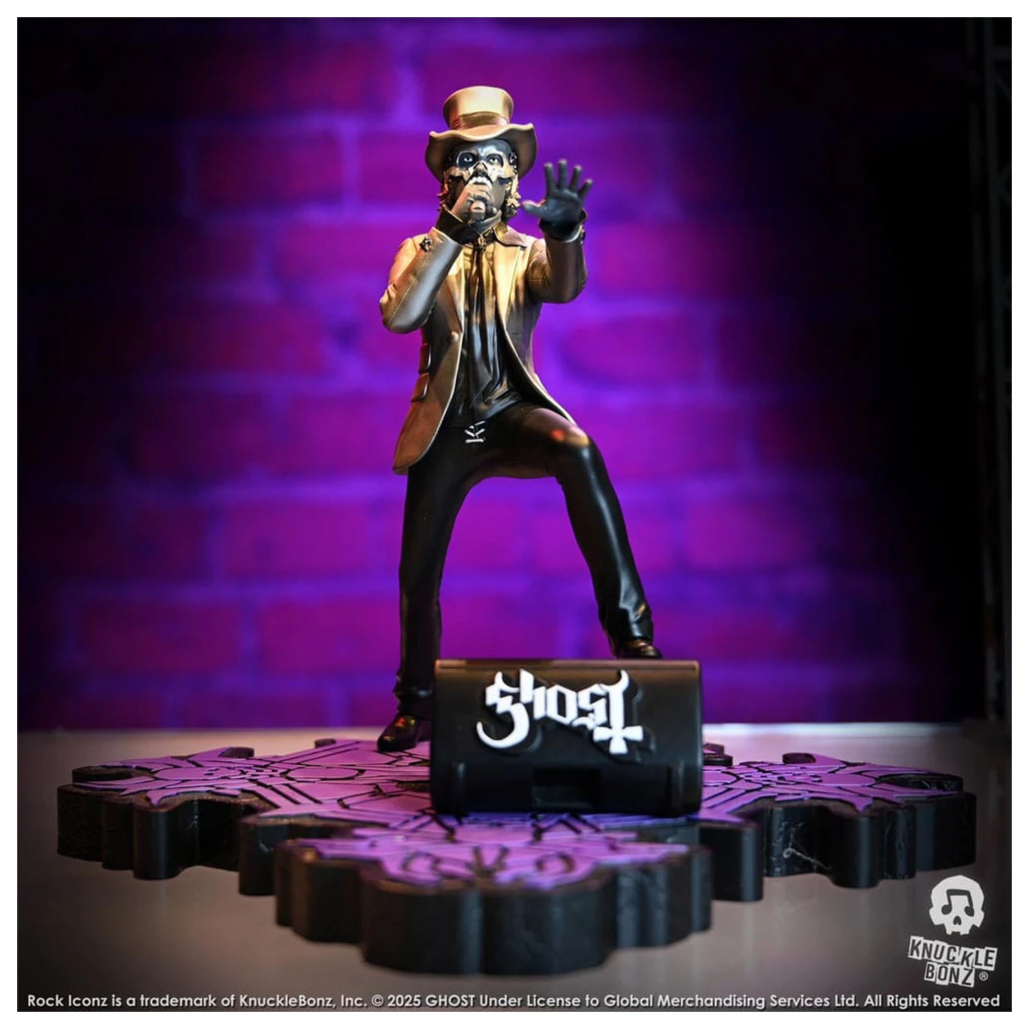 Ghost Rock Iconz Statua Papa V Perpetua Top Hat 22 cm fotografija proizvoda