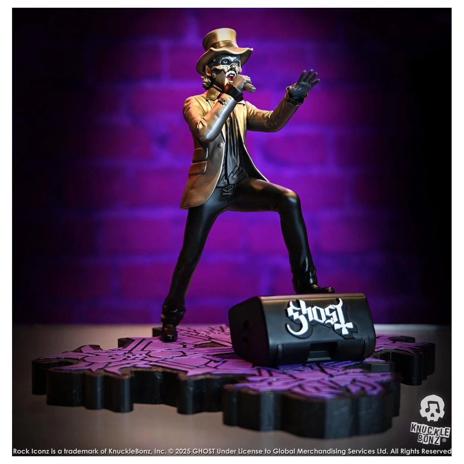Ghost Rock Iconz Statua Papa V Perpetua Top Hat 22 cm fotografija proizvoda