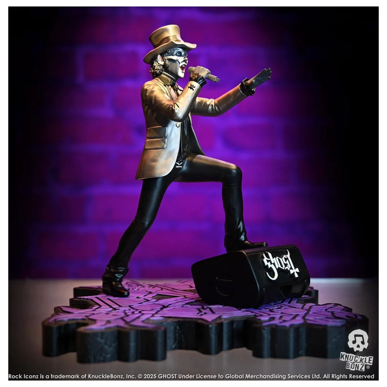 Ghost Rock Iconz Statua Papa V Perpetua Top Hat 22 cm fotografija proizvoda