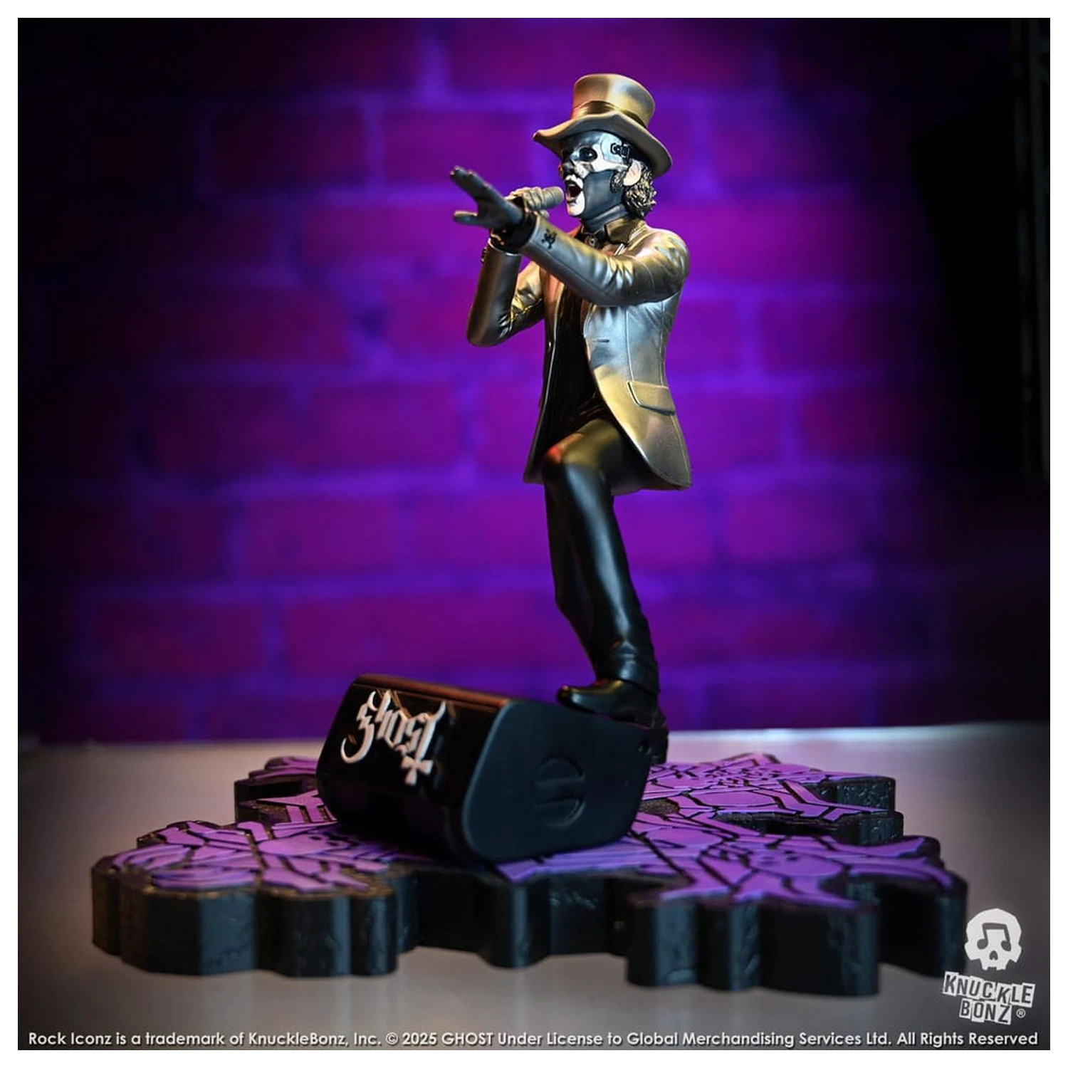 Ghost Rock Iconz Statua Papa V Perpetua Top Hat 22 cm fotografija proizvoda