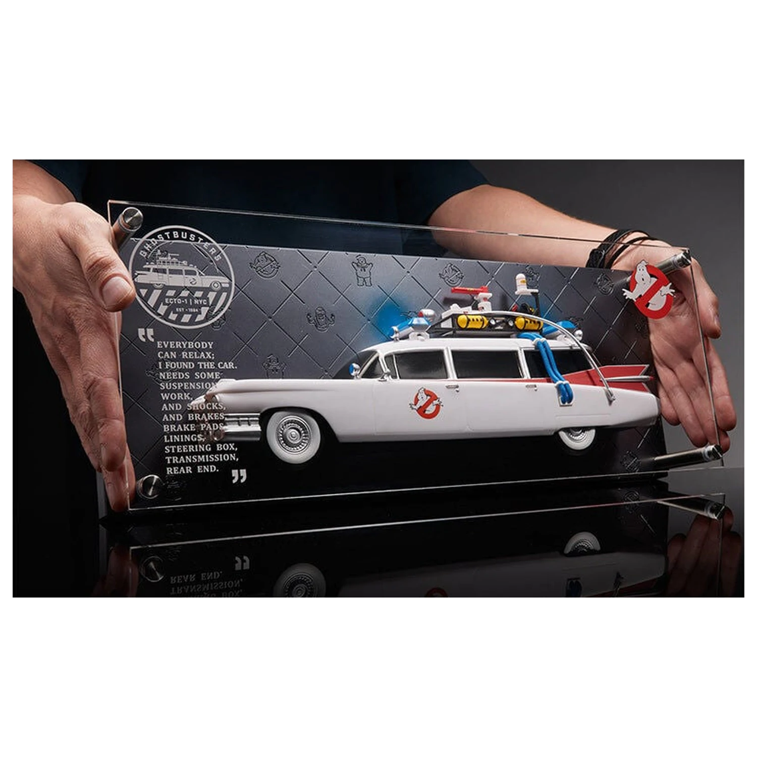 Ghostbusters Ecto-1 Licencirana replika pločice fotografija proizvoda