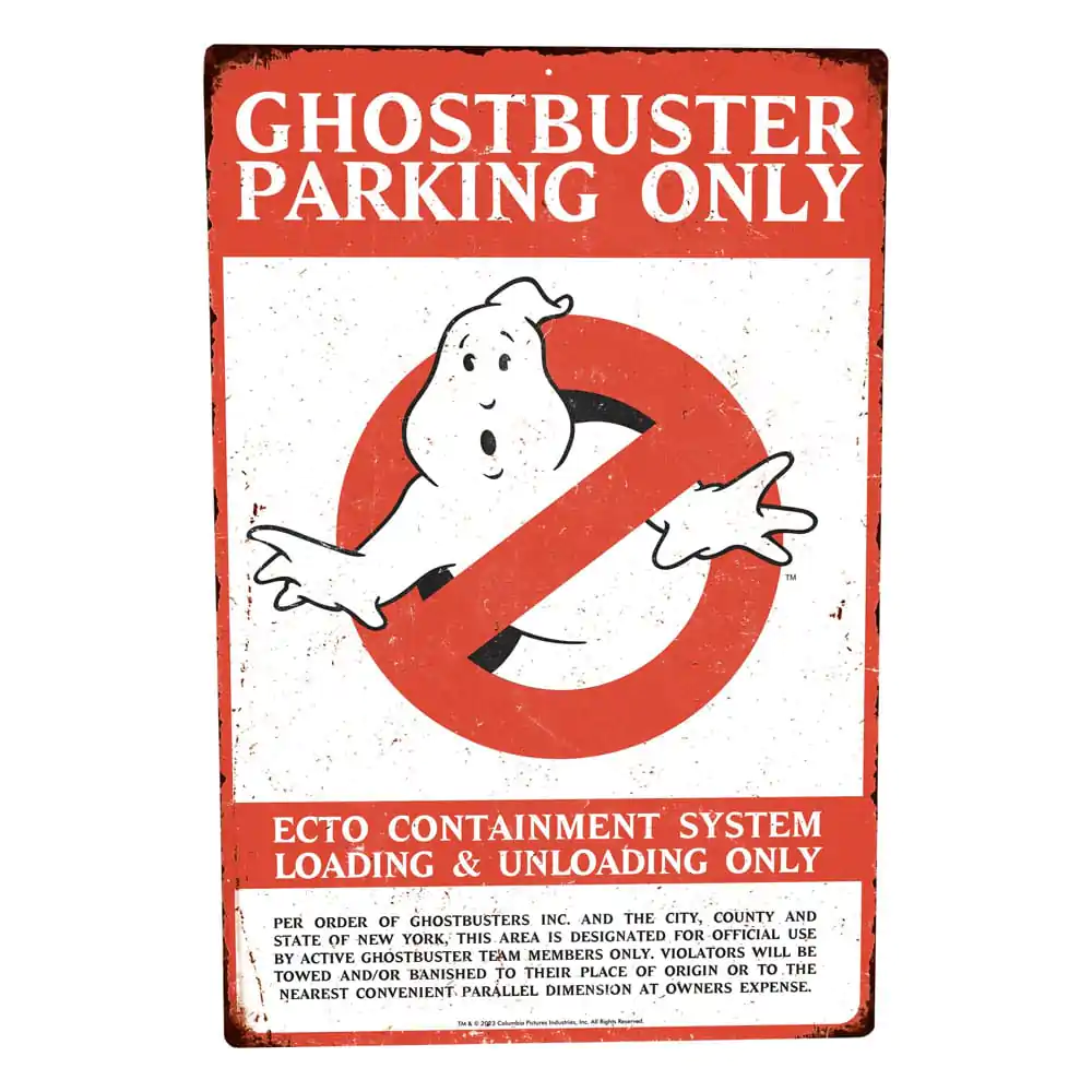 Ghostbusters Metalni Znak za Parkiranje fotografija proizvoda