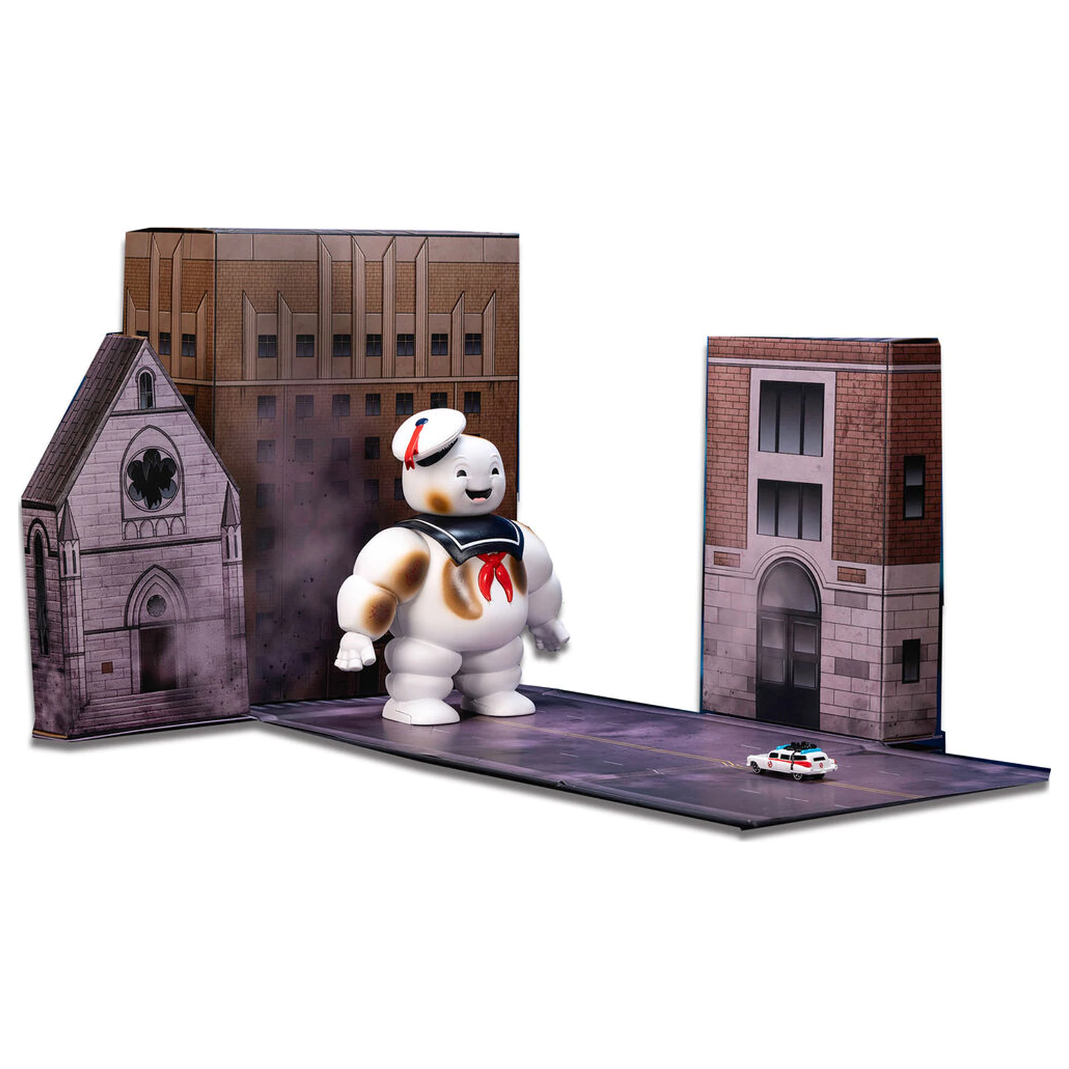 Ghostbusters Puft Marsmellow set figure diorama filmske pozornice fotografija proizvoda