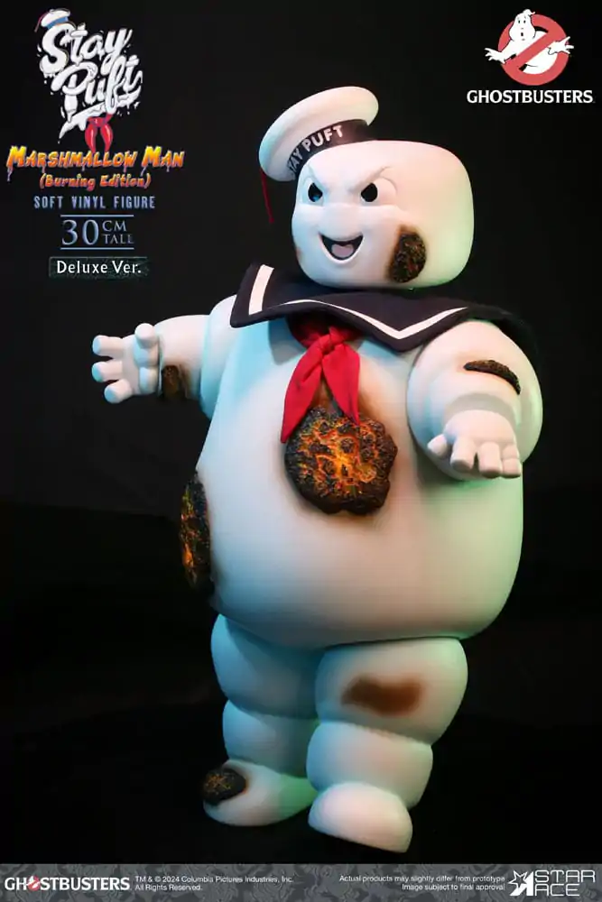 Ghostbusters mekana vinilna statua Stay Puft Marshmallow Man Burnign Edition Deluxe verzija 30 cm fotografija proizvoda