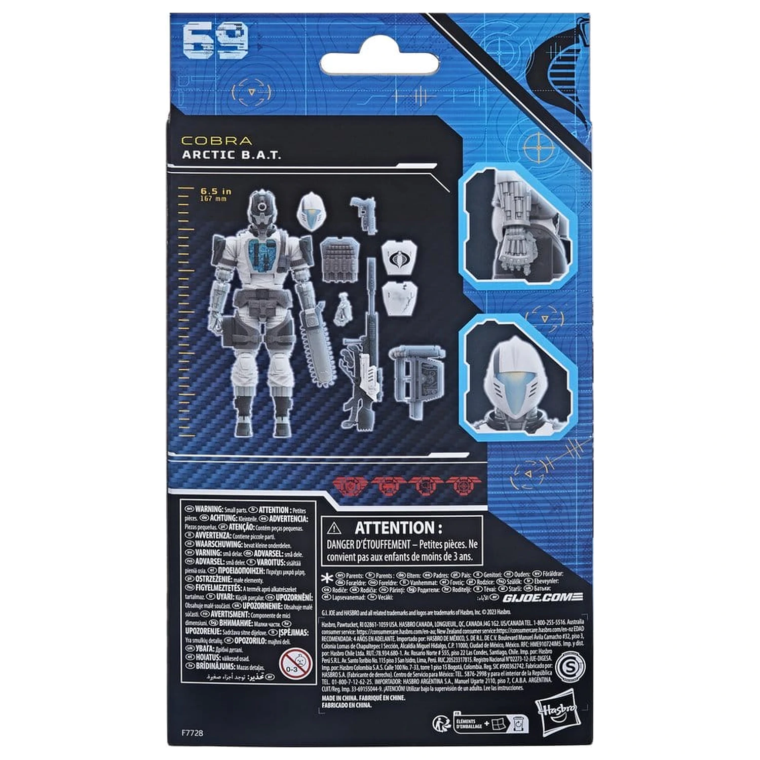 GI Joe Classified Series akcijska figura Arctic B.A.T. 15 cm fotografija proizvoda