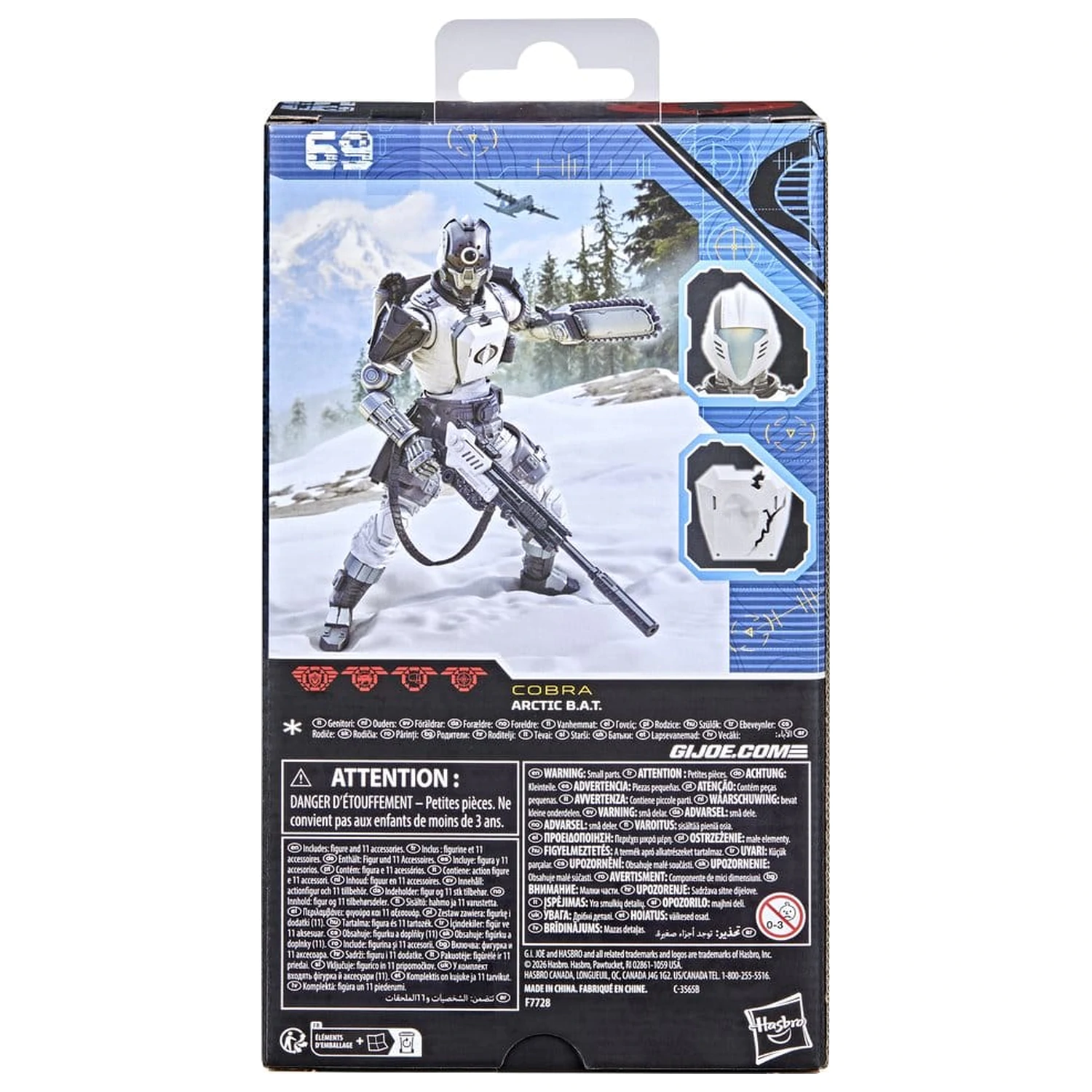 GI Joe Classified Series akcijska figura Arctic B.A.T. 15 cm fotografija proizvoda