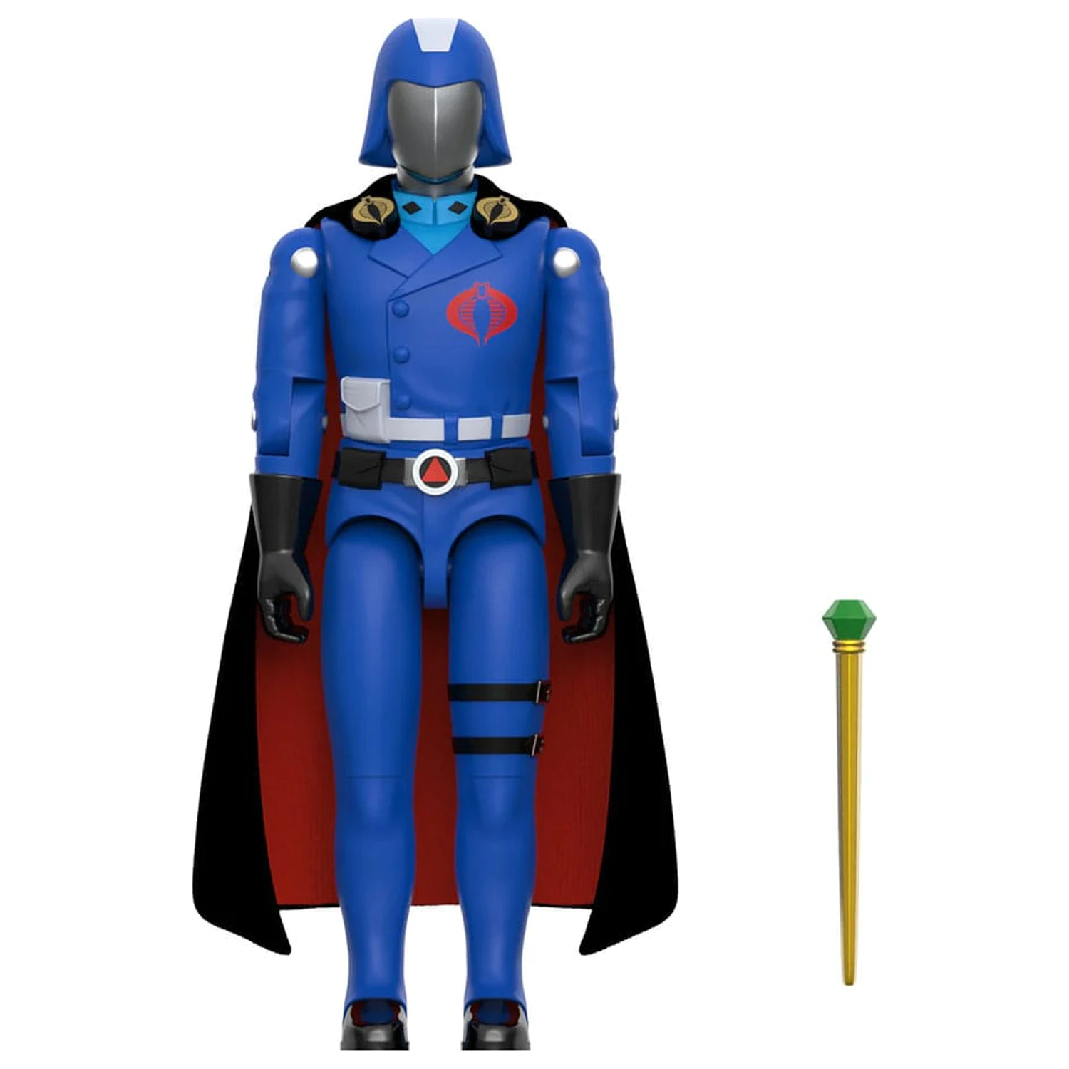 GI Joe ReAction+ figura Akcijska figura Val 06 Cobra Commander (Movie, Black Cape) 10 cm fotografija proizvoda