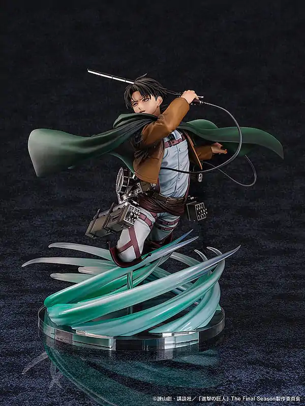 Attack on Titan PVC Kip 1/6 Humanity's Strongest Soldier Levi 23 cm fotografija proizvoda