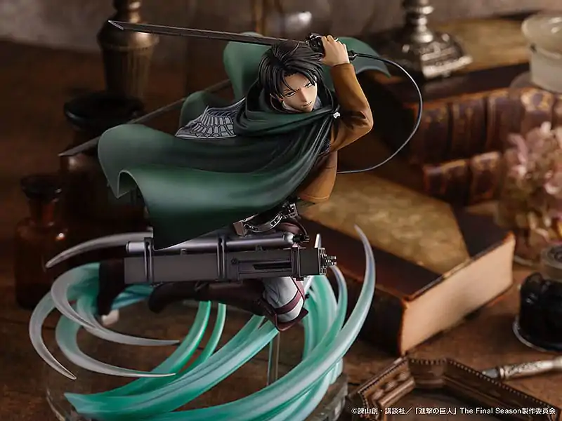 Attack on Titan PVC Kip 1/6 Humanity's Strongest Soldier Levi 23 cm fotografija proizvoda