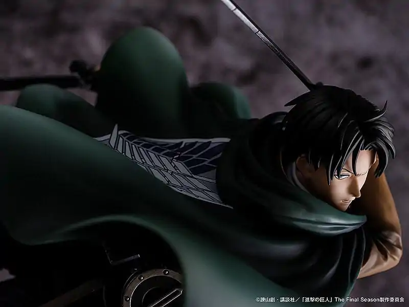 Attack on Titan PVC Kip 1/6 Humanity's Strongest Soldier Levi 23 cm fotografija proizvoda