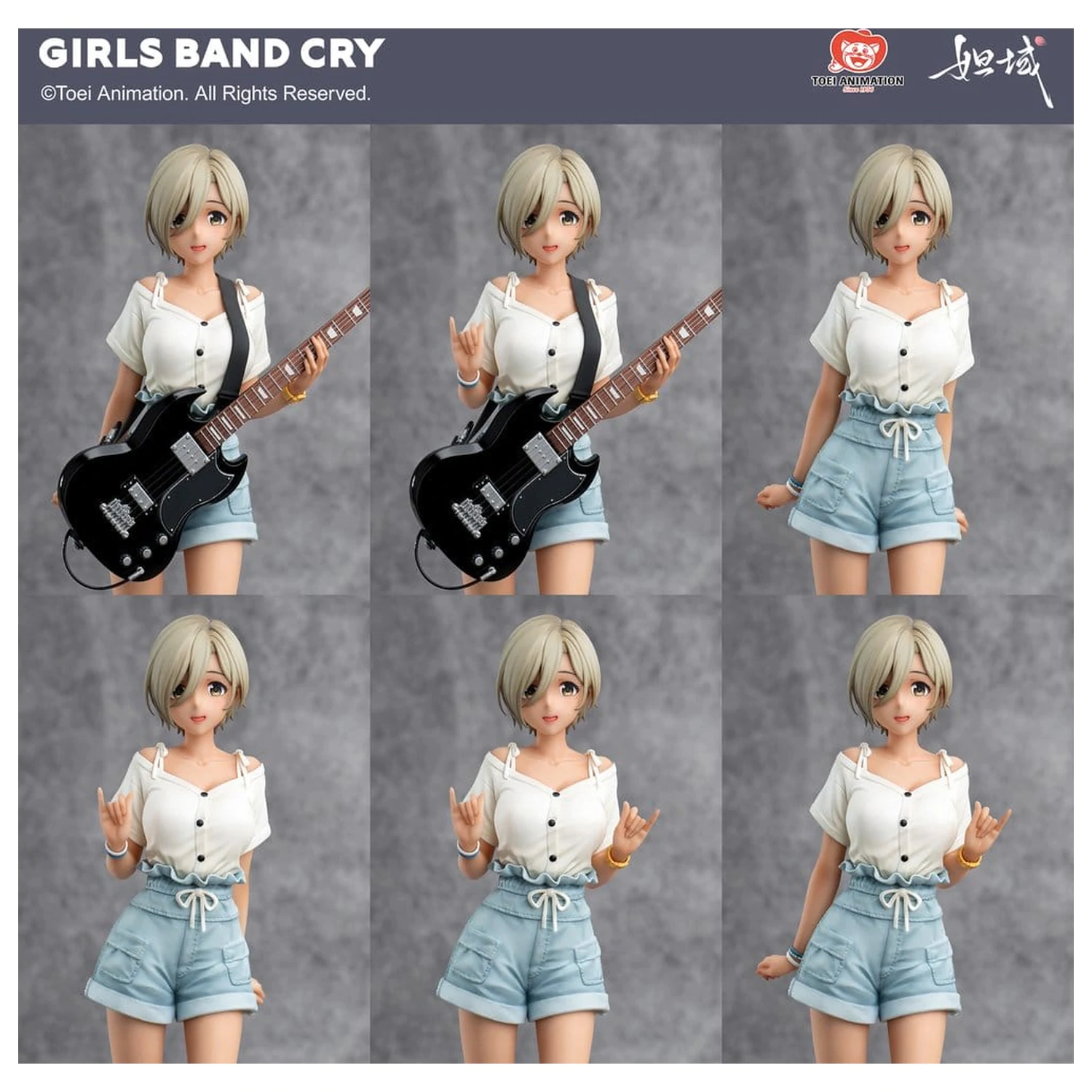 Girls Band Cry Natsu wo Mankitsu shite Sakebe Series No. 3 PVC statua 1/7 Rupa 26 cm fotografija proizvoda