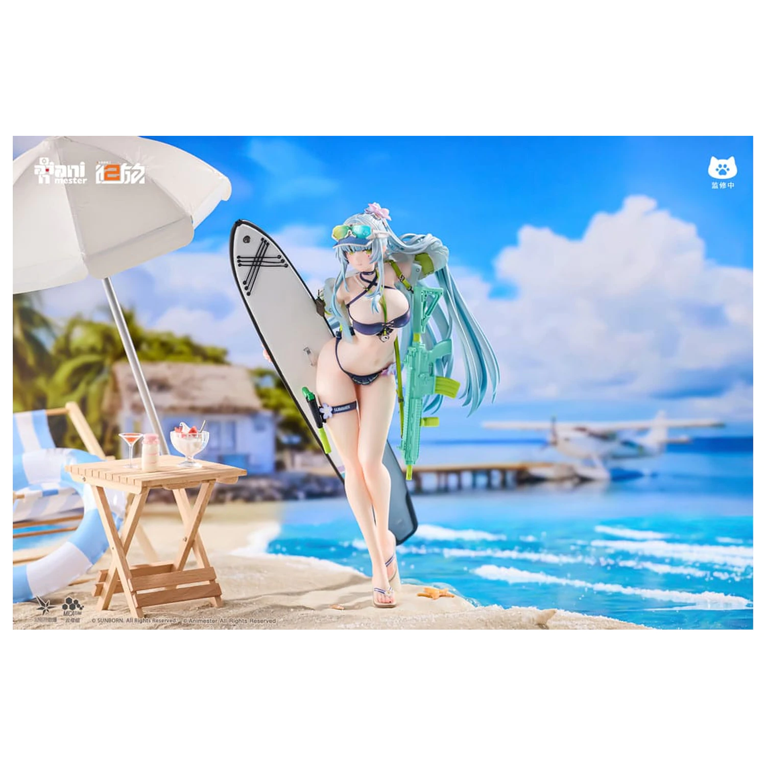 Girls' Frontline 2: Exilium statua 1/7 HK416 Cerulean Breaker 24 cm fotografija proizvoda