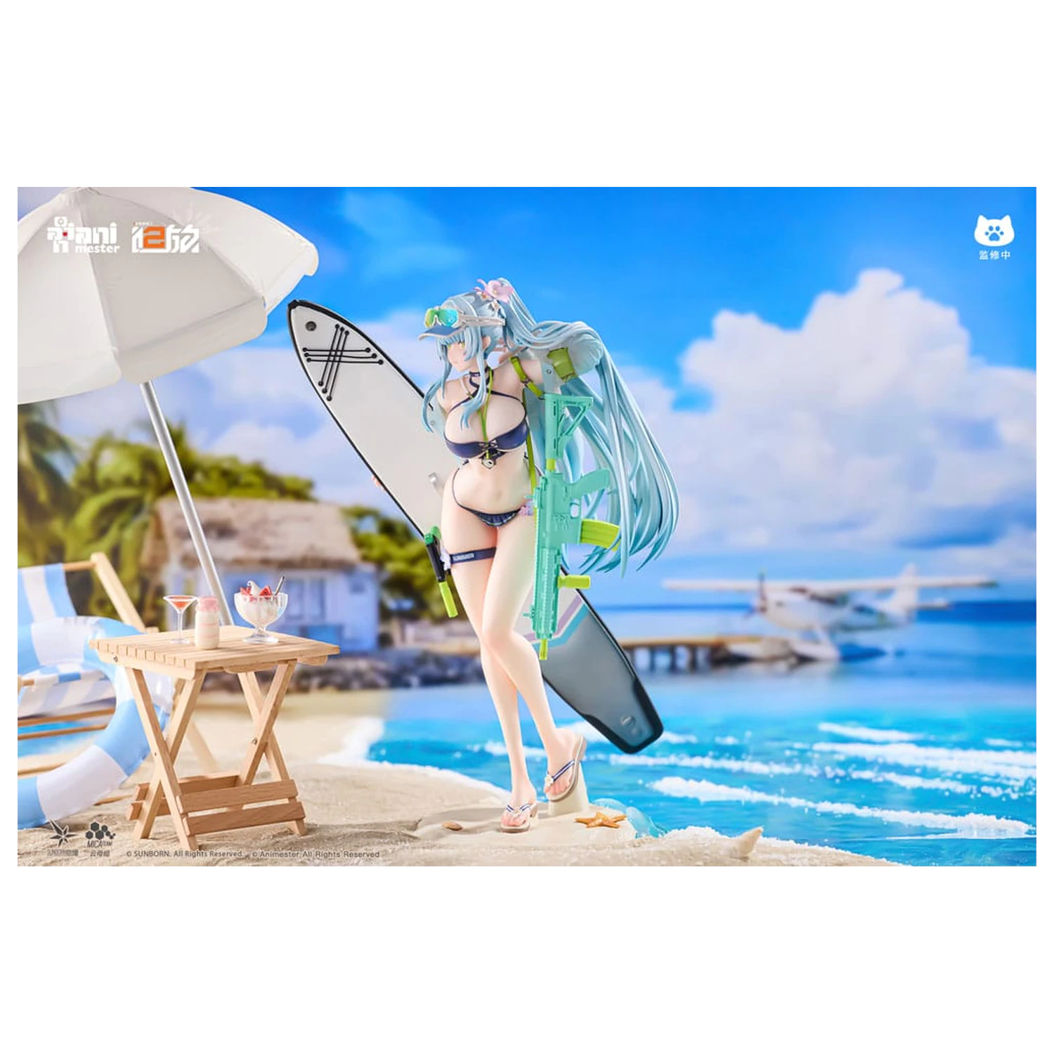 Girls' Frontline 2: Exilium statua 1/7 HK416 Cerulean Breaker 24 cm fotografija proizvoda