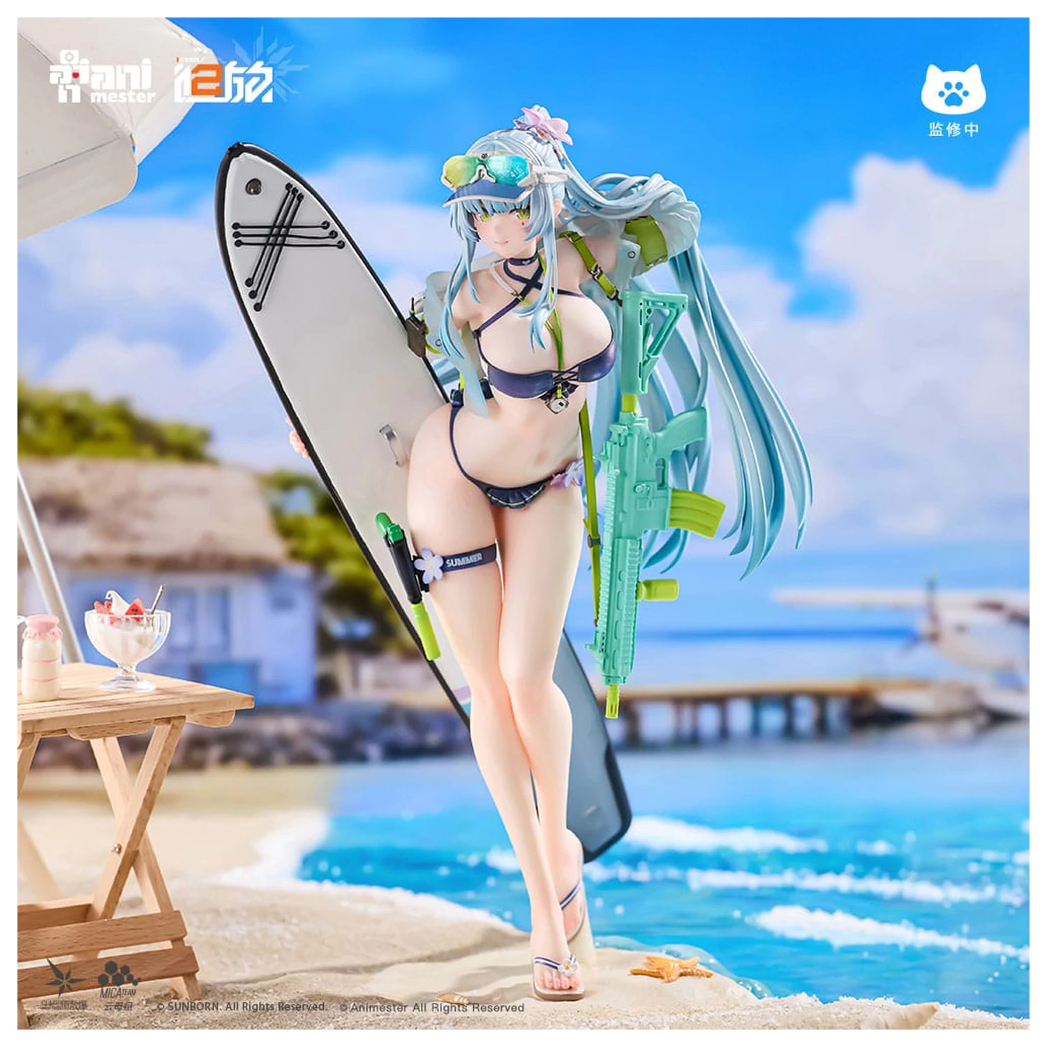 Girls' Frontline 2: Exilium statua 1/7 HK416 Cerulean Breaker 24 cm fotografija proizvoda