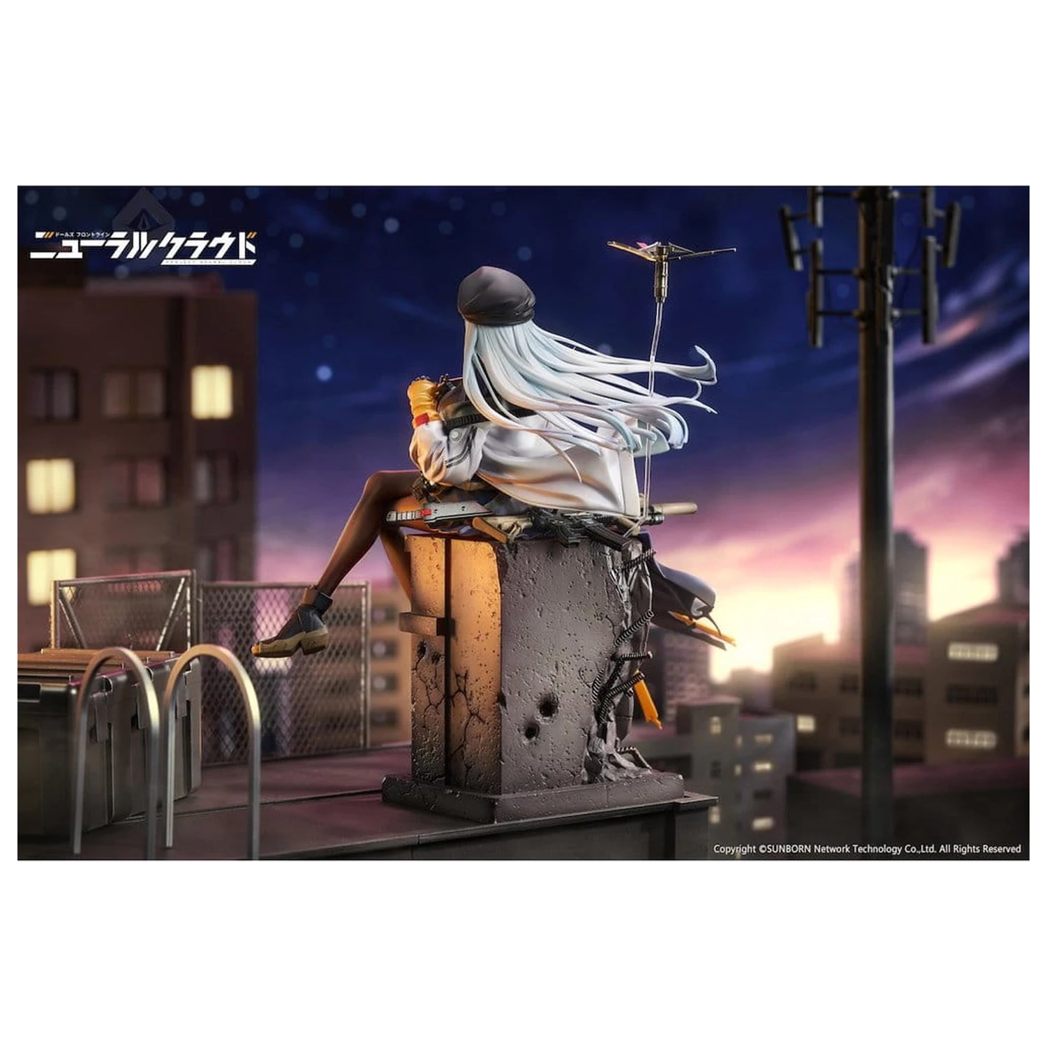 Girls' Frontline NeuralCloud PVC figura 1/7 Klukai 27 cm fotografija proizvoda