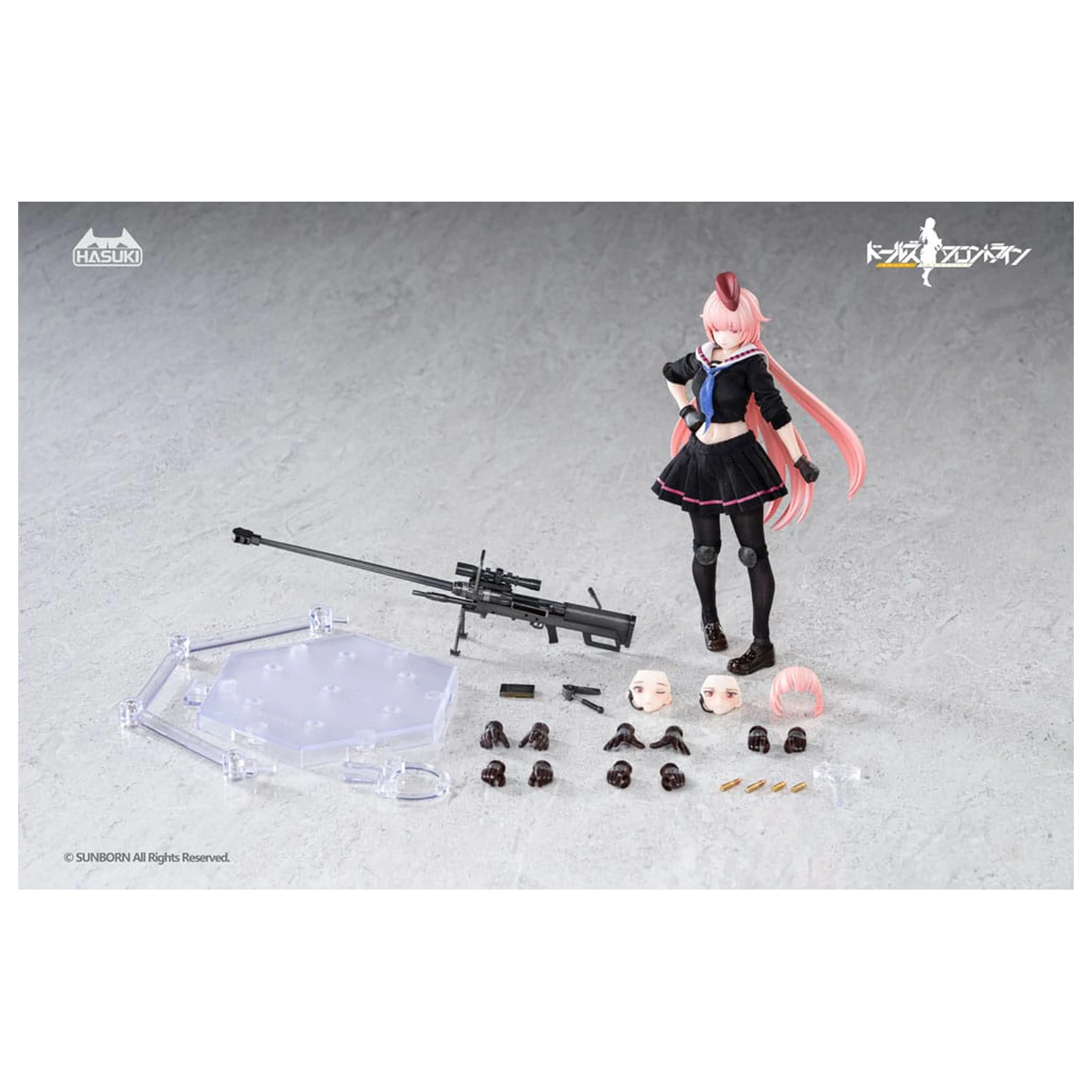 Girls´ Frontline Pocket Art Action Action figura 1/12 PA011 NTW-20 16 cm fotografija proizvoda