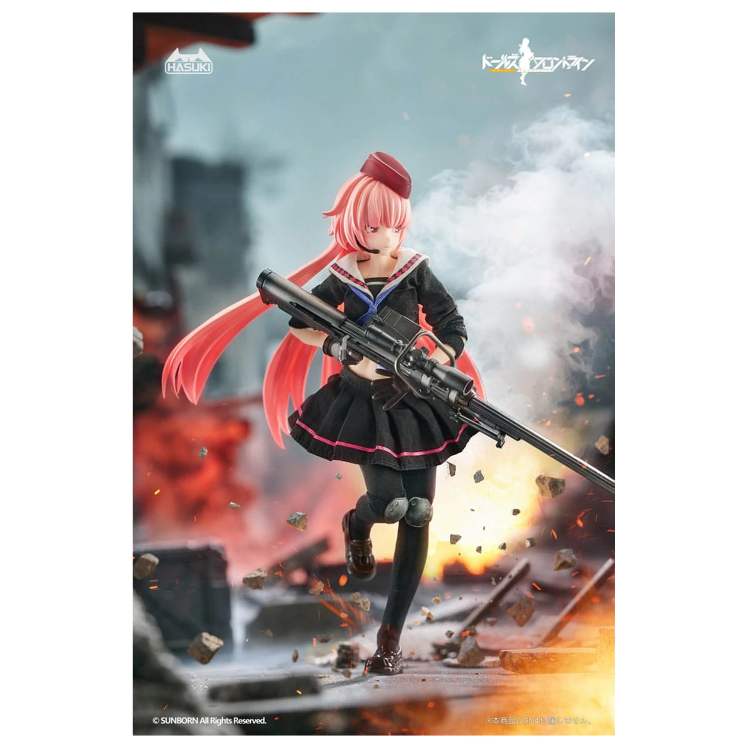 Girls´ Frontline Pocket Art Action Action figura 1/12 PA011 NTW-20 16 cm fotografija proizvoda